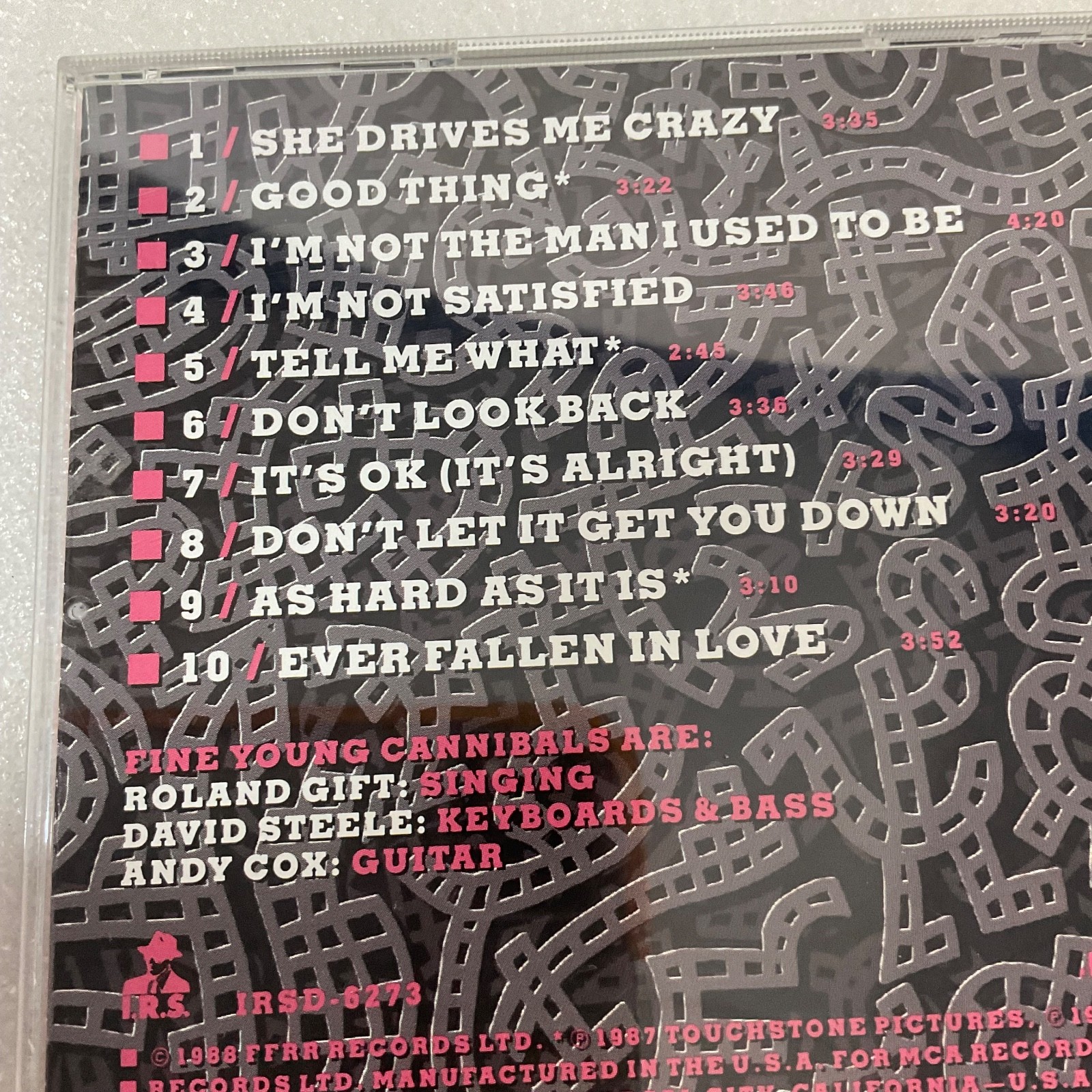 Fine Young Cannibals The Raw & The Cooked CD I.R.S. MCA 1989 - Image 11