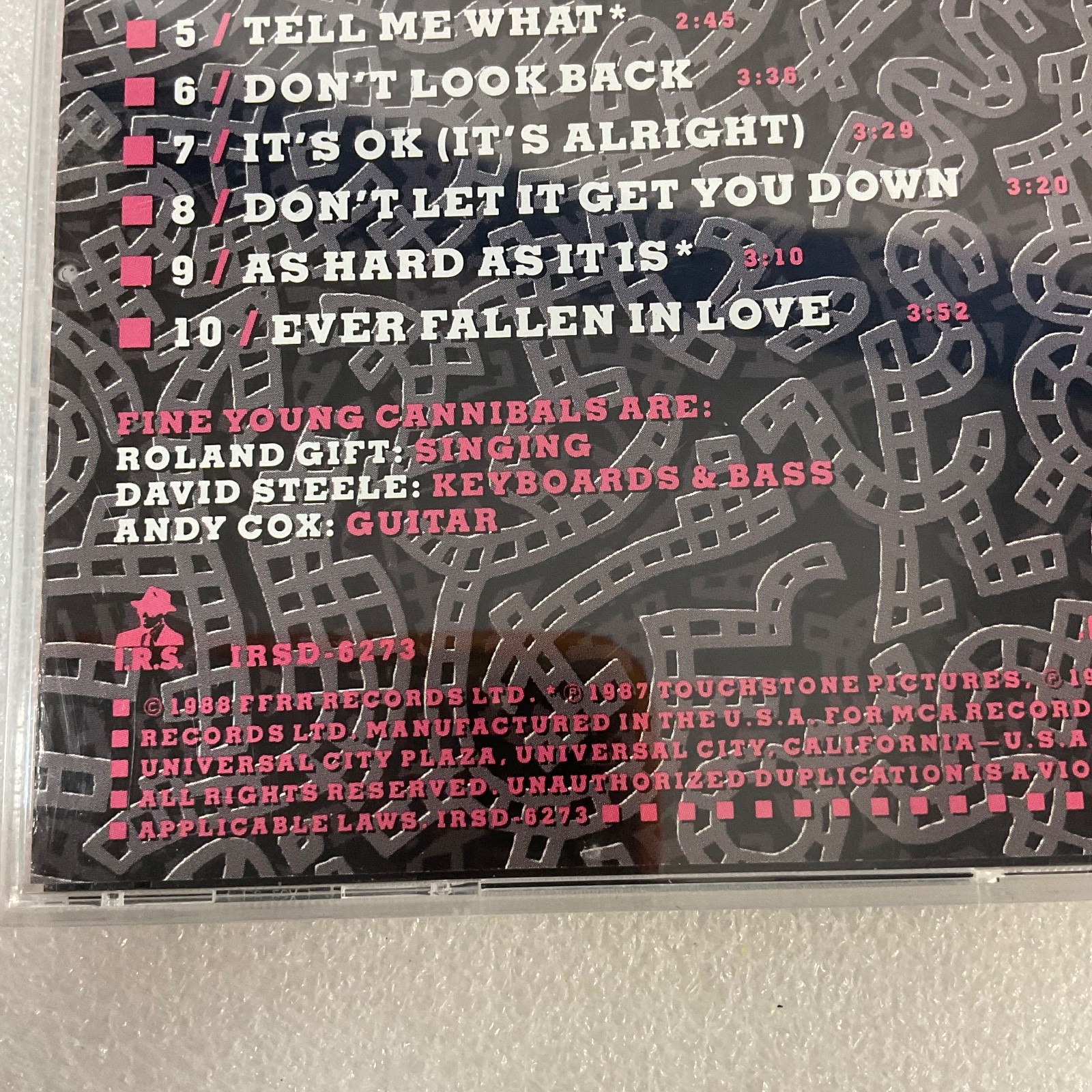 Fine Young Cannibals The Raw & The Cooked CD I.R.S. MCA 1989 - Image 12