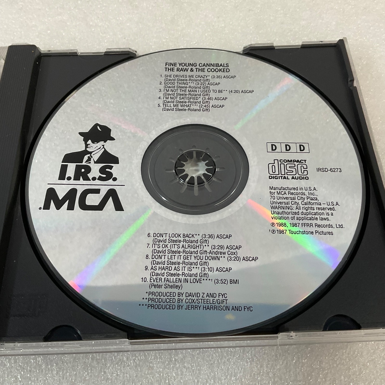 Fine Young Cannibals The Raw & The Cooked CD I.R.S. MCA 1989 - Image 14