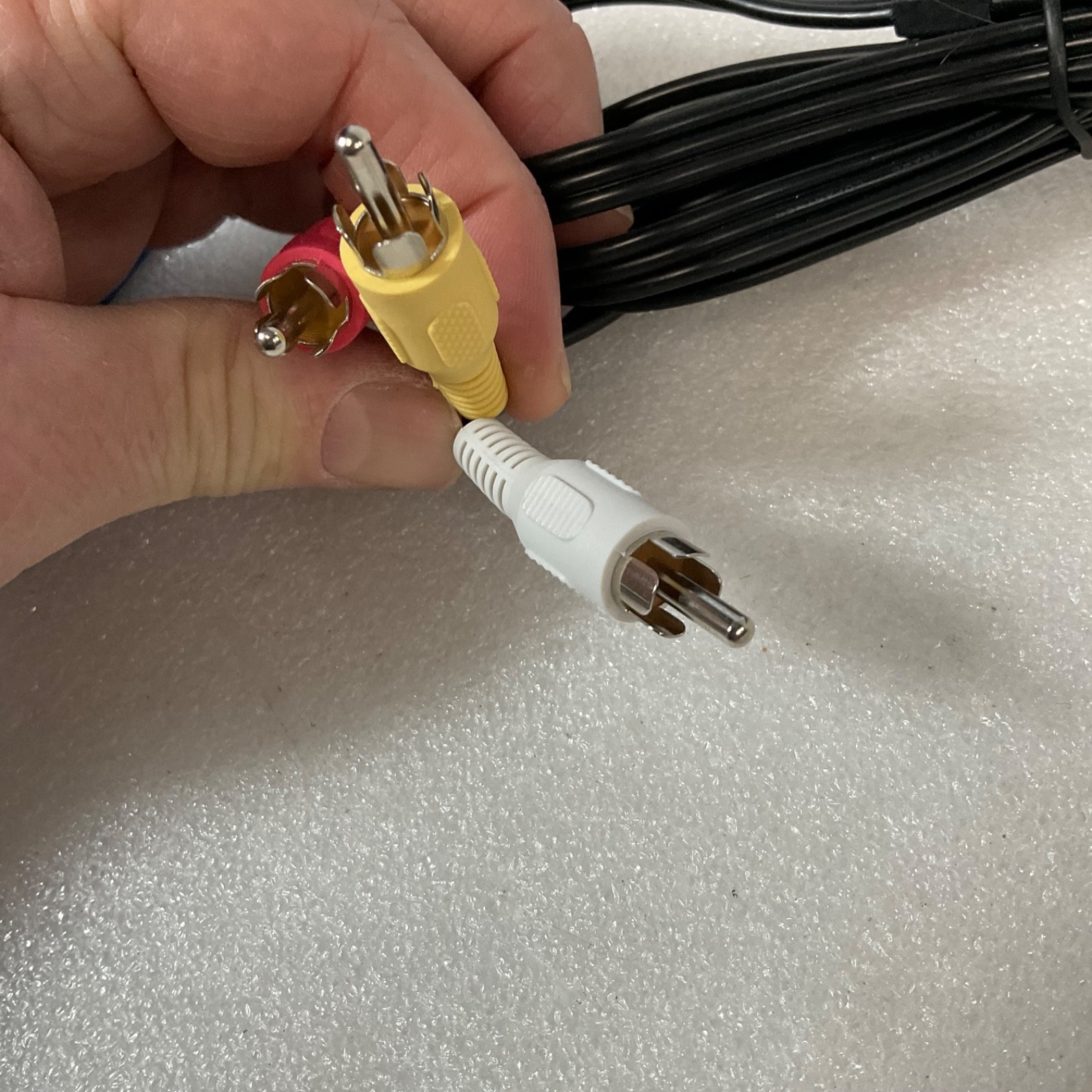 72 in RCA Composite AV Cable Yellow Red White Male to Male Audio Video Cord - Image 5
