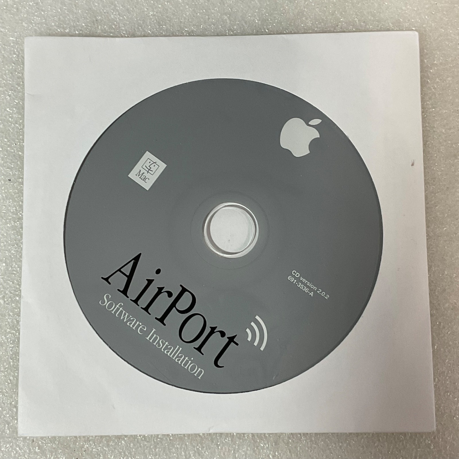 Macintosh AirPort Software Installation CD ROM Ver 2.0.2 691-3536-A - Image 1