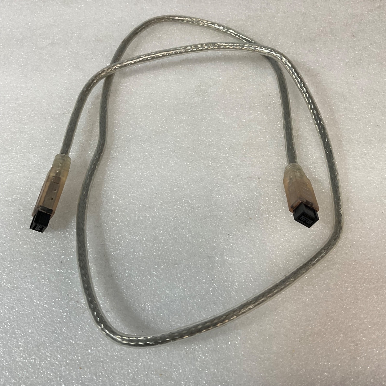 FireWire 800 IEEE 1394b Cable Male to Male Gray Braided 40 in - Image 1