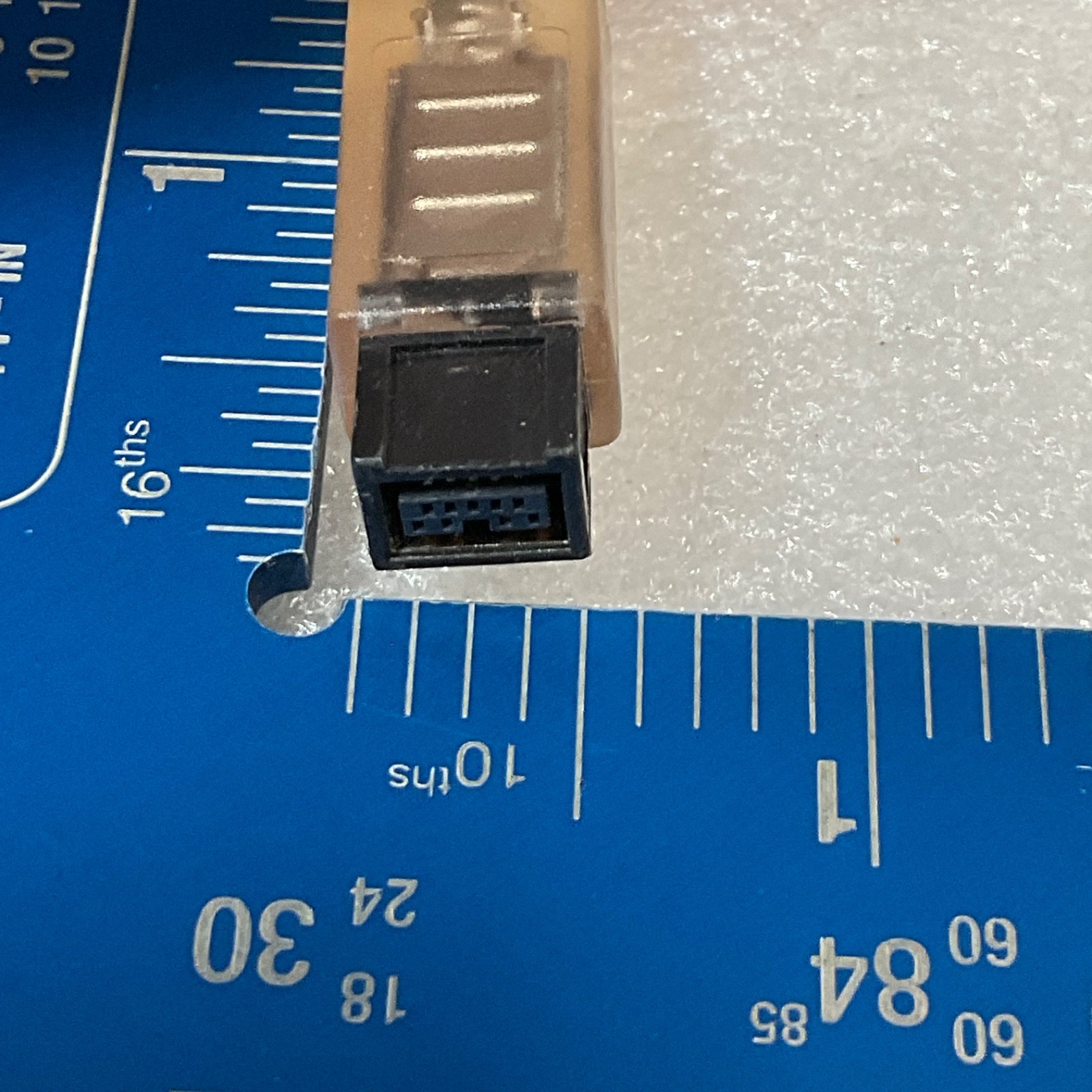 FireWire 800 IEEE 1394b Cable Male to Male Gray Braided 40 in - Image 6