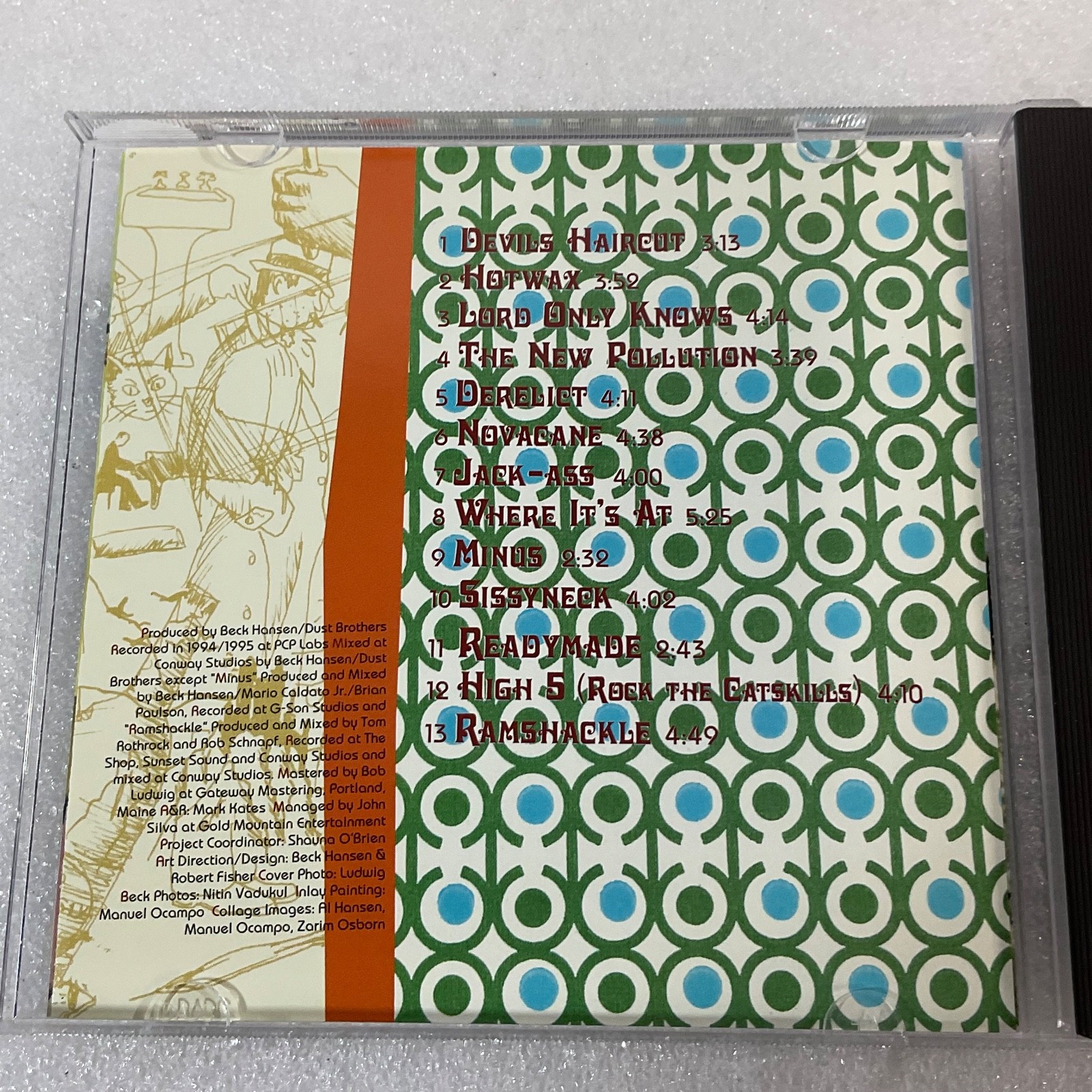 Beck Odelay CD 1996 Geffen Alternative Rock Album - Image 13