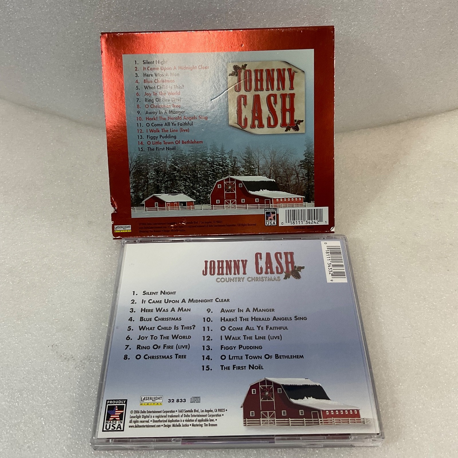 Johnny Cash Country Christmas Limited Collectors Edition CD 2006 - Image 4