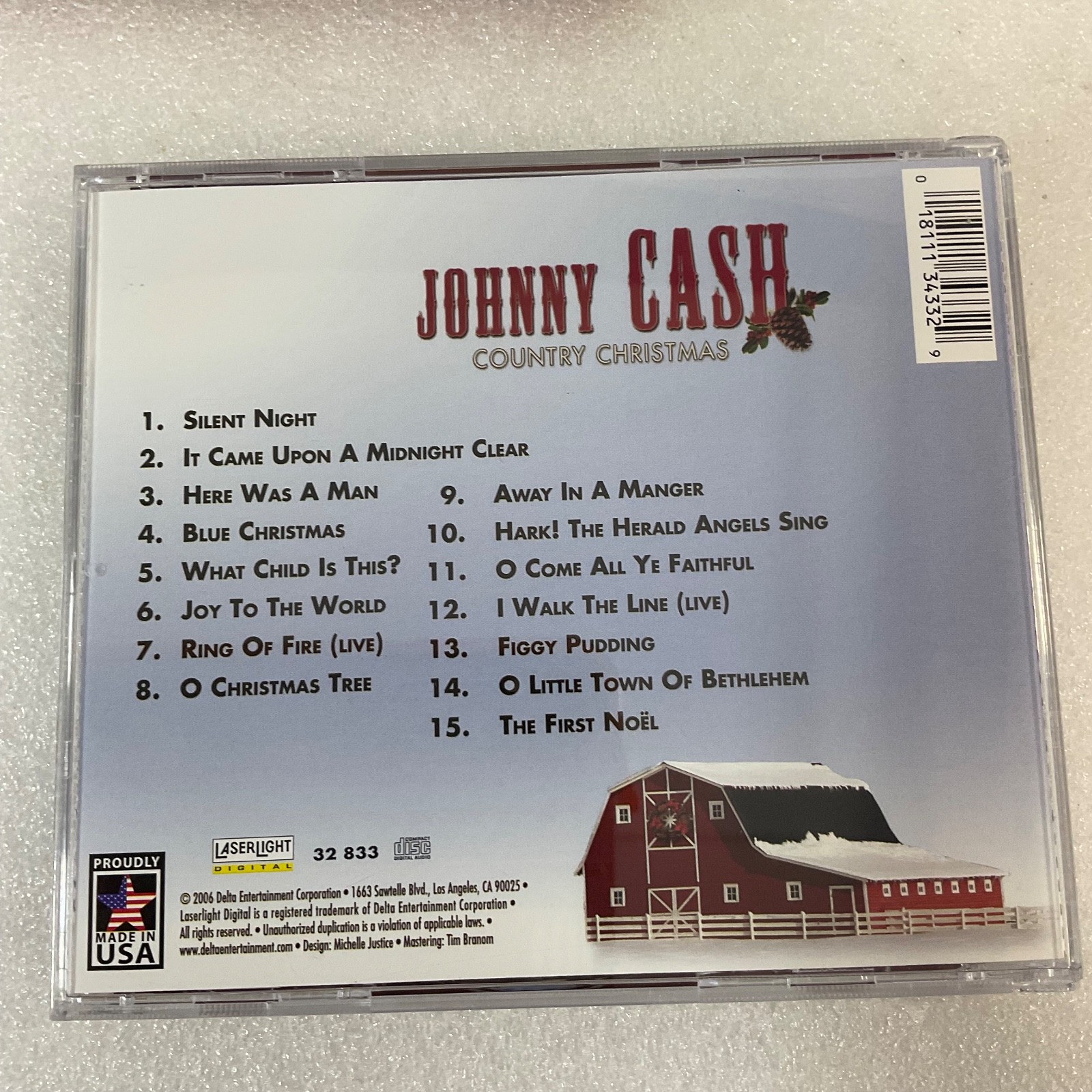 Johnny Cash Country Christmas Limited Collectors Edition CD 2006 - Image 6