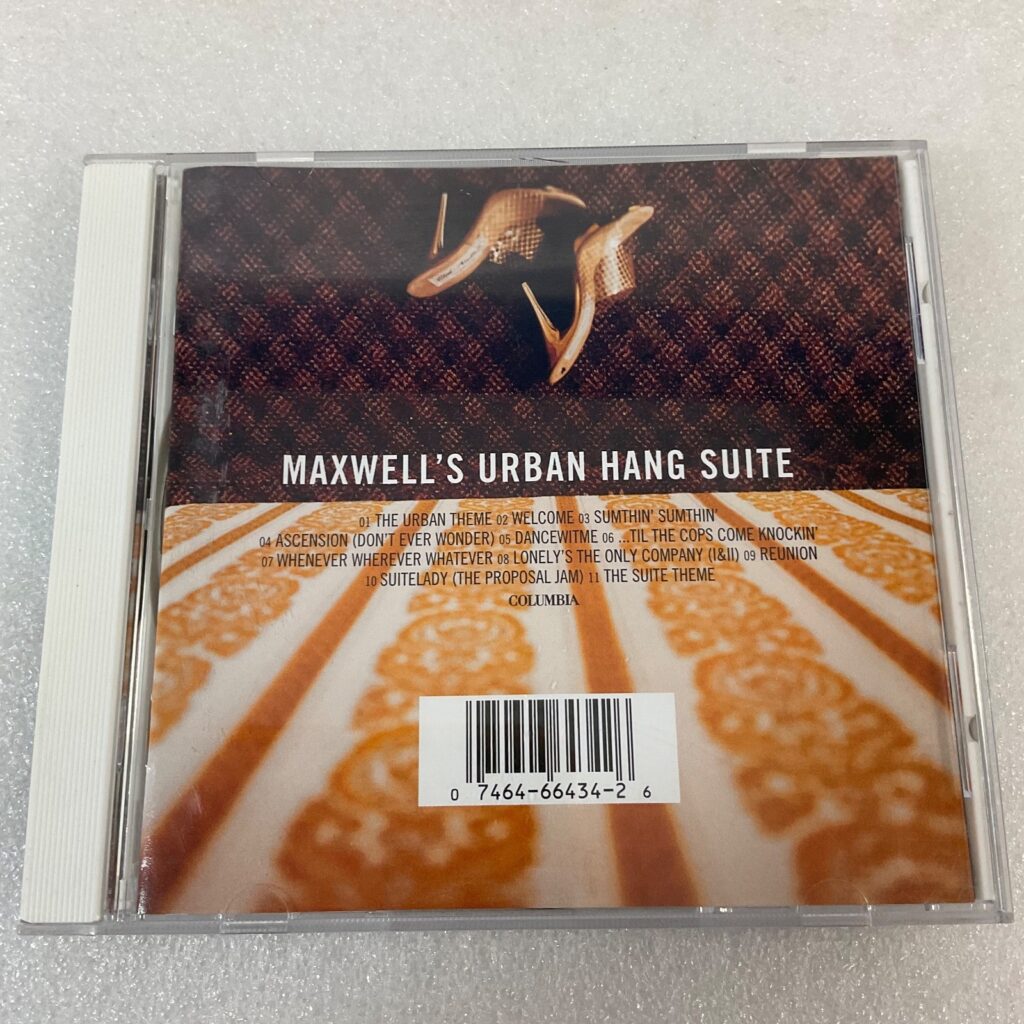 Maxwell’s Urban Hang Suite CD 1996 Columbia R&B Soul Album - Image 1