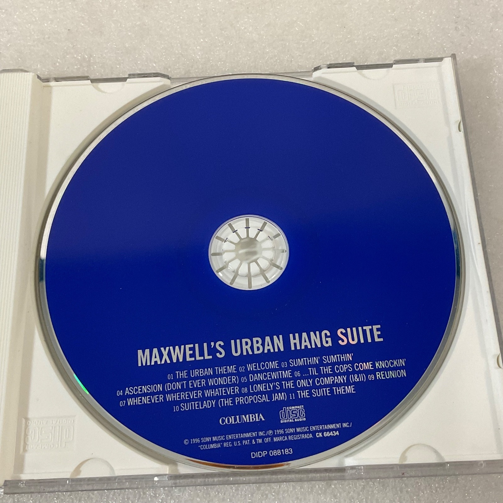 Maxwell’s Urban Hang Suite CD 1996 Columbia R&B Soul Album - Image 13