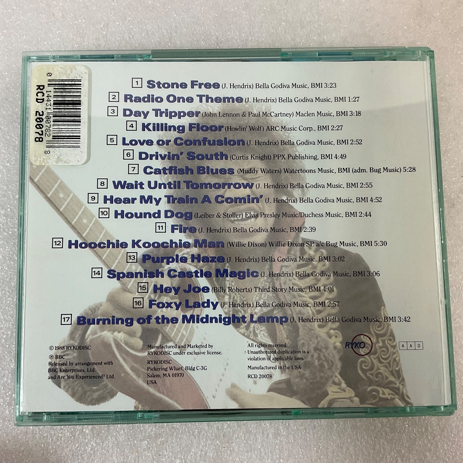 Jimi Hendrix Experience Radio One CD Classic Rock Live BBC Sessions - Image 2