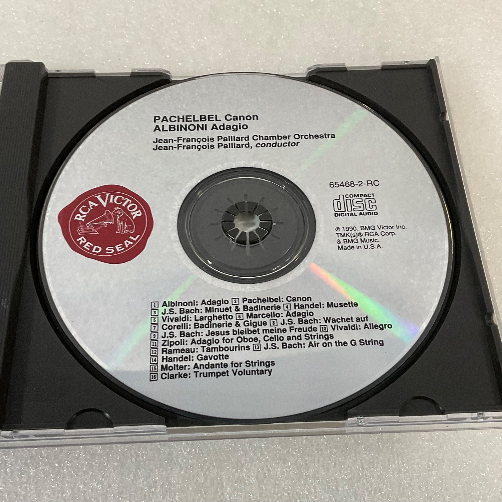 Pachelbel Canon Albinoni Adagio CD Paillard Chamber Orchestra Red Seal Baroque - Image 14