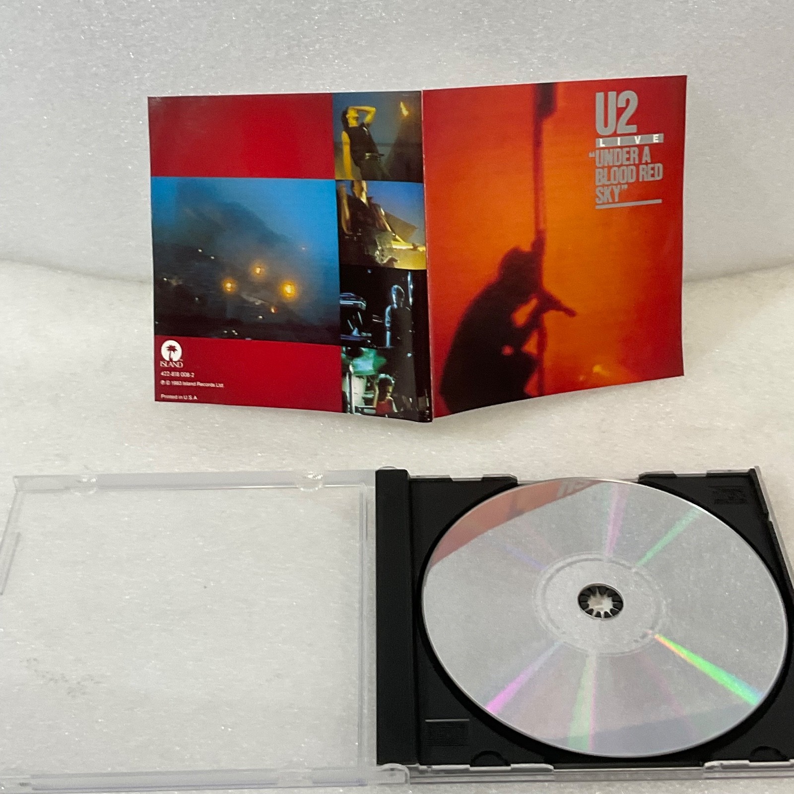 U2 Live Under a Blood Red Sky CD Island Records 1983 - Image 17