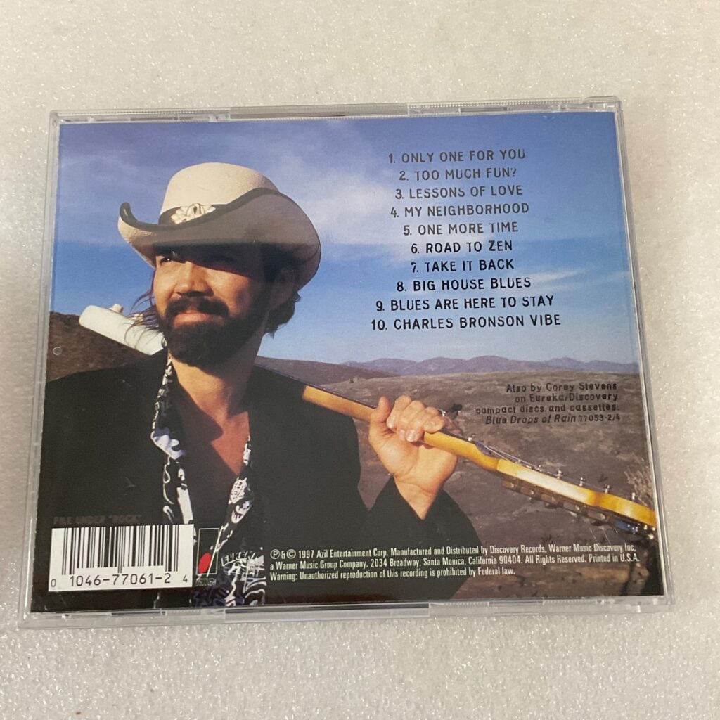 Corey Stevens Road to Zen CD 1997 Blues Rock Guitar Album Discovery - Image 1