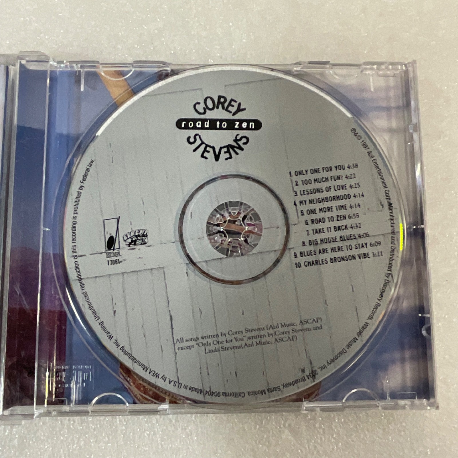 Corey Stevens Road to Zen CD 1997 Blues Rock Guitar Album Discovery - Image 13