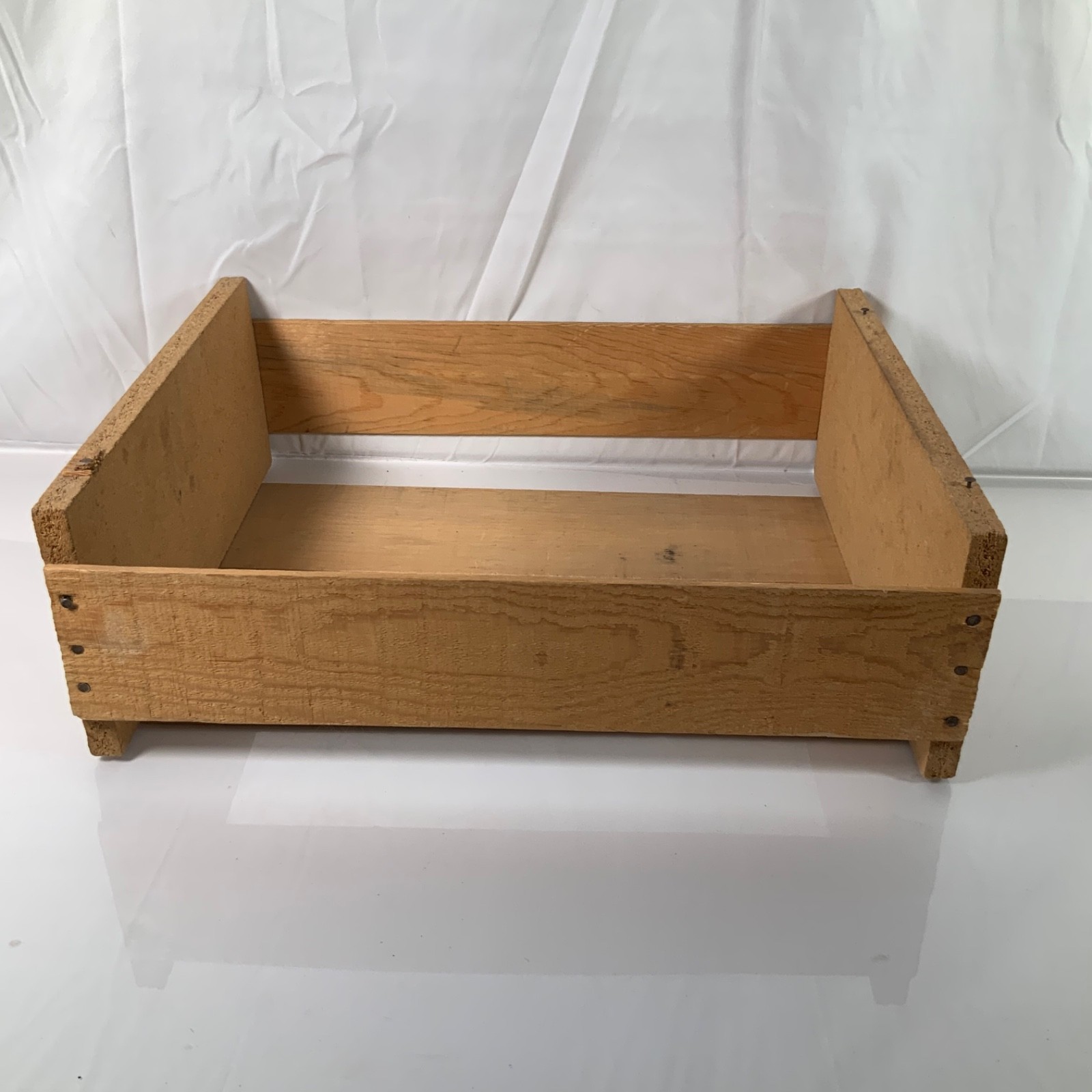 Wood Shipping Crate Box Stenciled Rustic Storage 17.5 x 15 x 6 in - Image 3