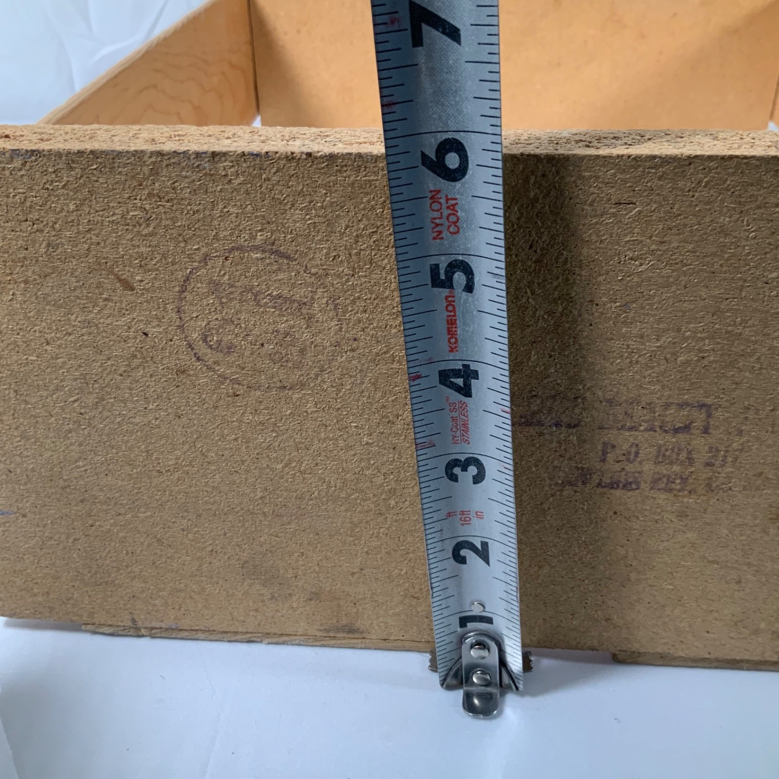 Wood Shipping Crate Box Stenciled Rustic Storage 17.5 x 15 x 6 in - Image 12