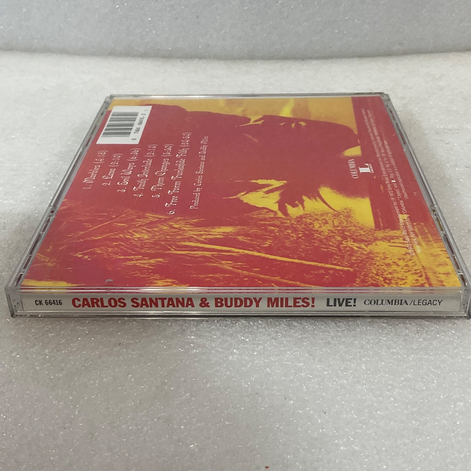 Carlos Santana & Buddy Miles Live CD Columbia Legacy Jazz Rock Fusion - Image 8