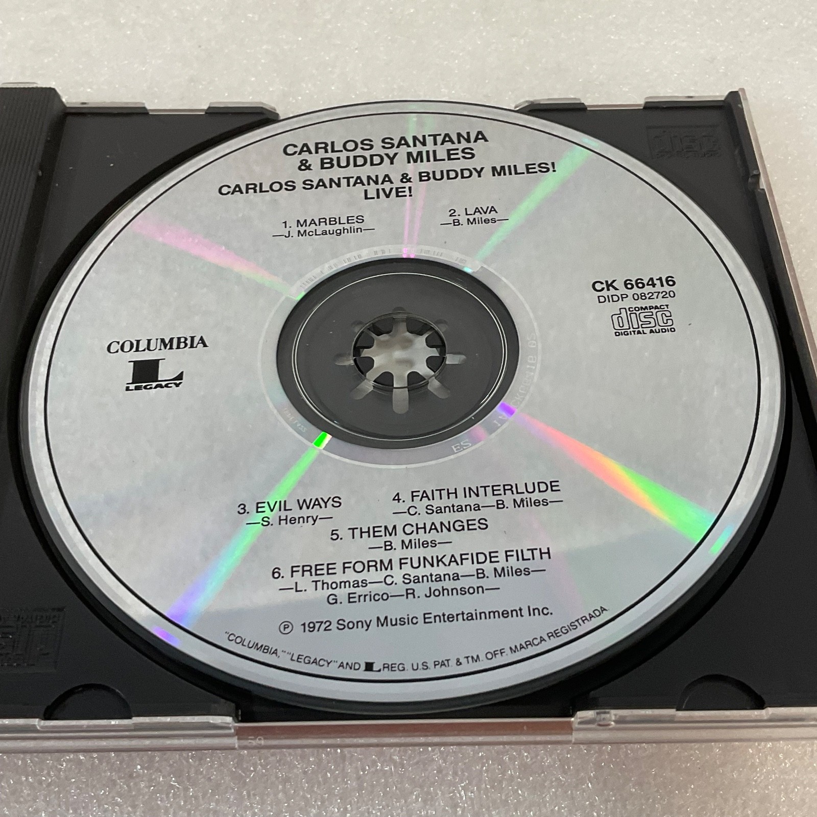 Carlos Santana & Buddy Miles Live CD Columbia Legacy Jazz Rock Fusion - Image 15