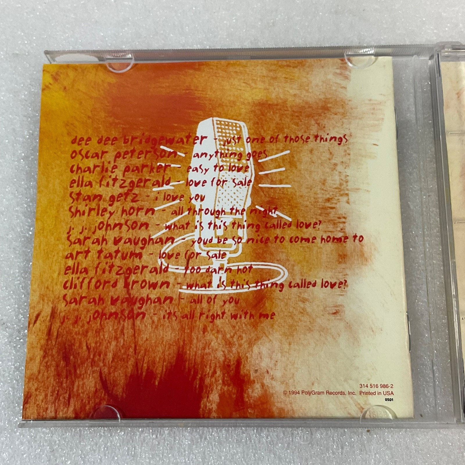 Cole Porter in Concert Just One of Those Live Things Jazz CD Verve 1994 - Image 12