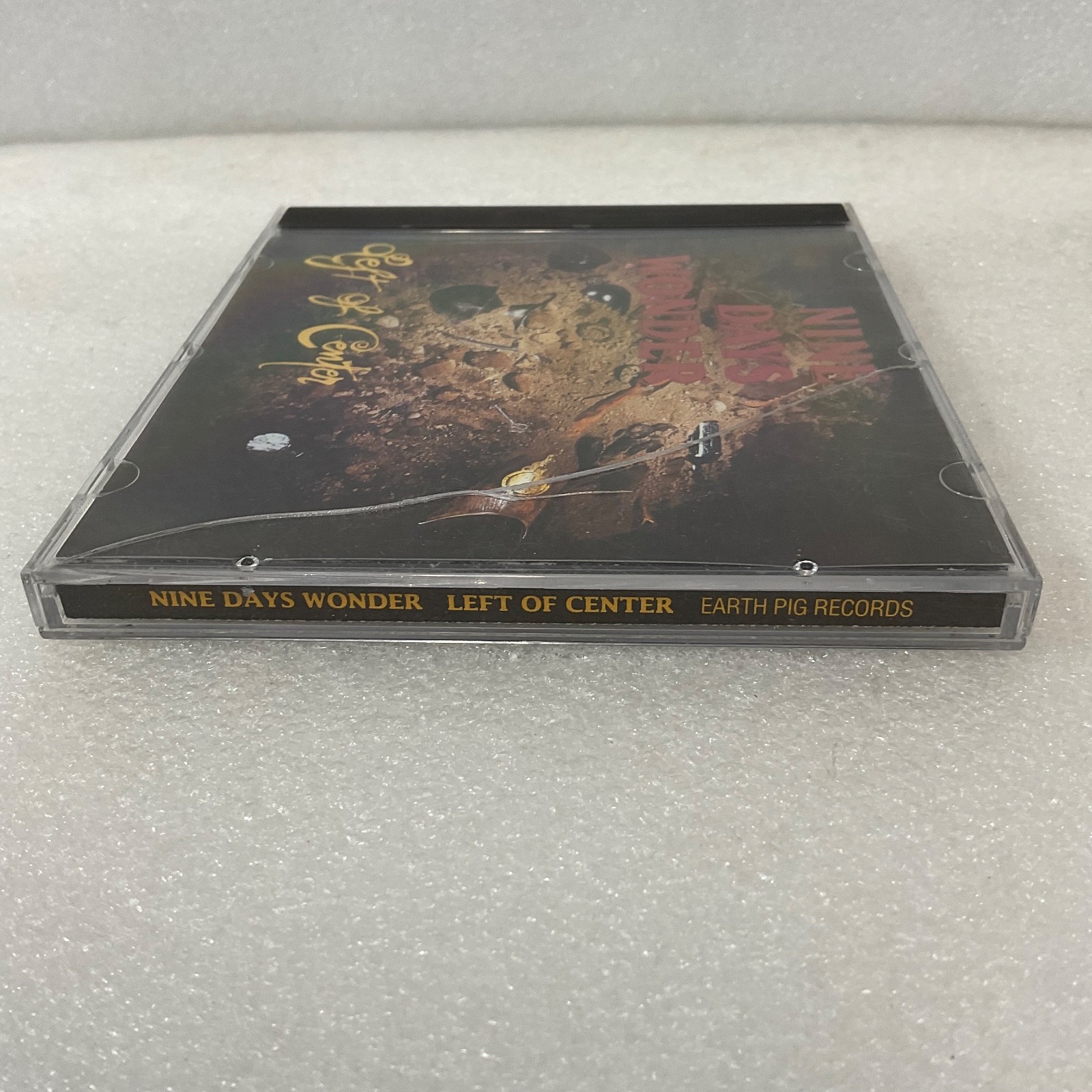 Nine Days Wonder Left of Center CD Rare Cover Art Earth Pig Records 1990 - Image 5