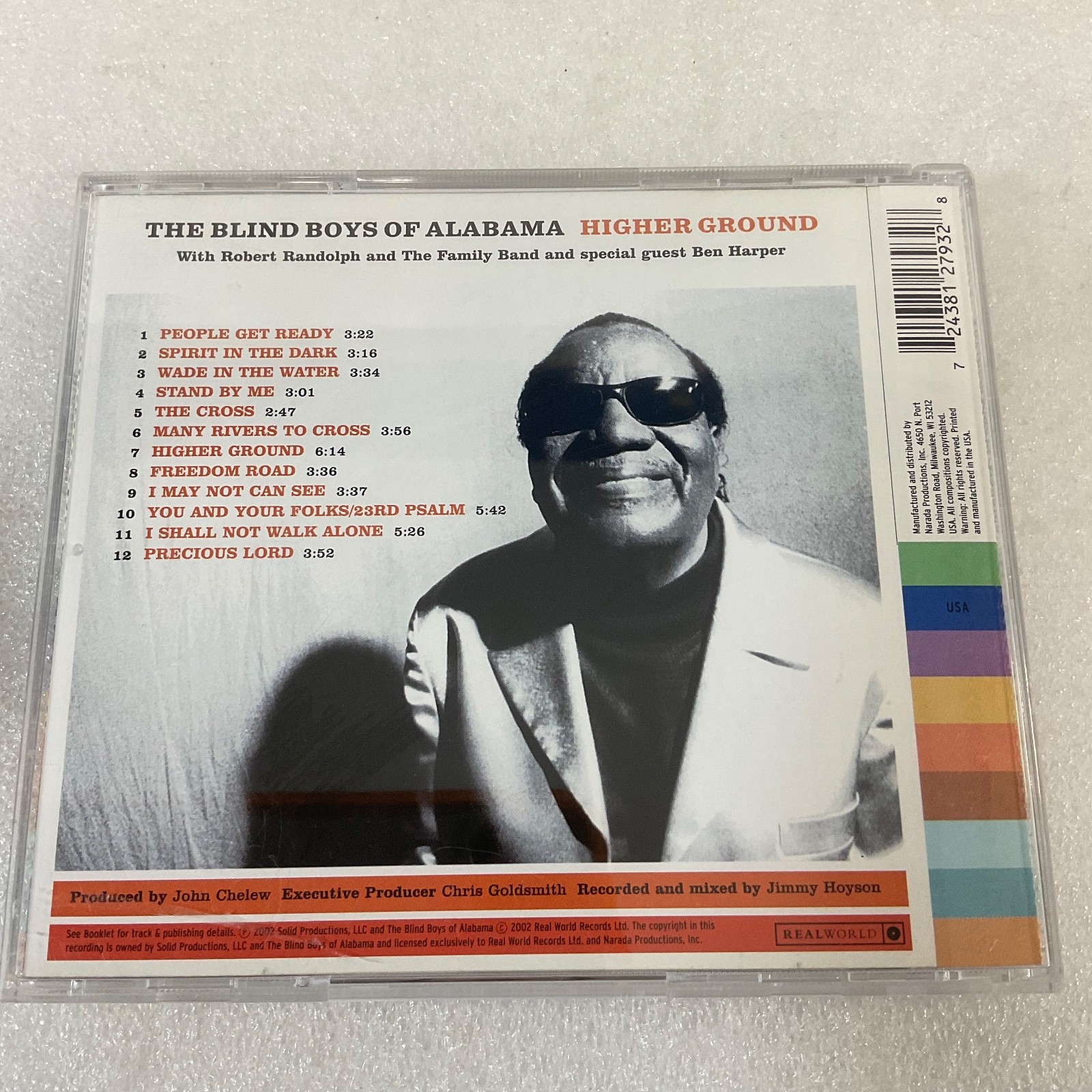 The Blind Boys of Alabama Higher Ground CD Real World 2002 Gospel Soul - Image 2