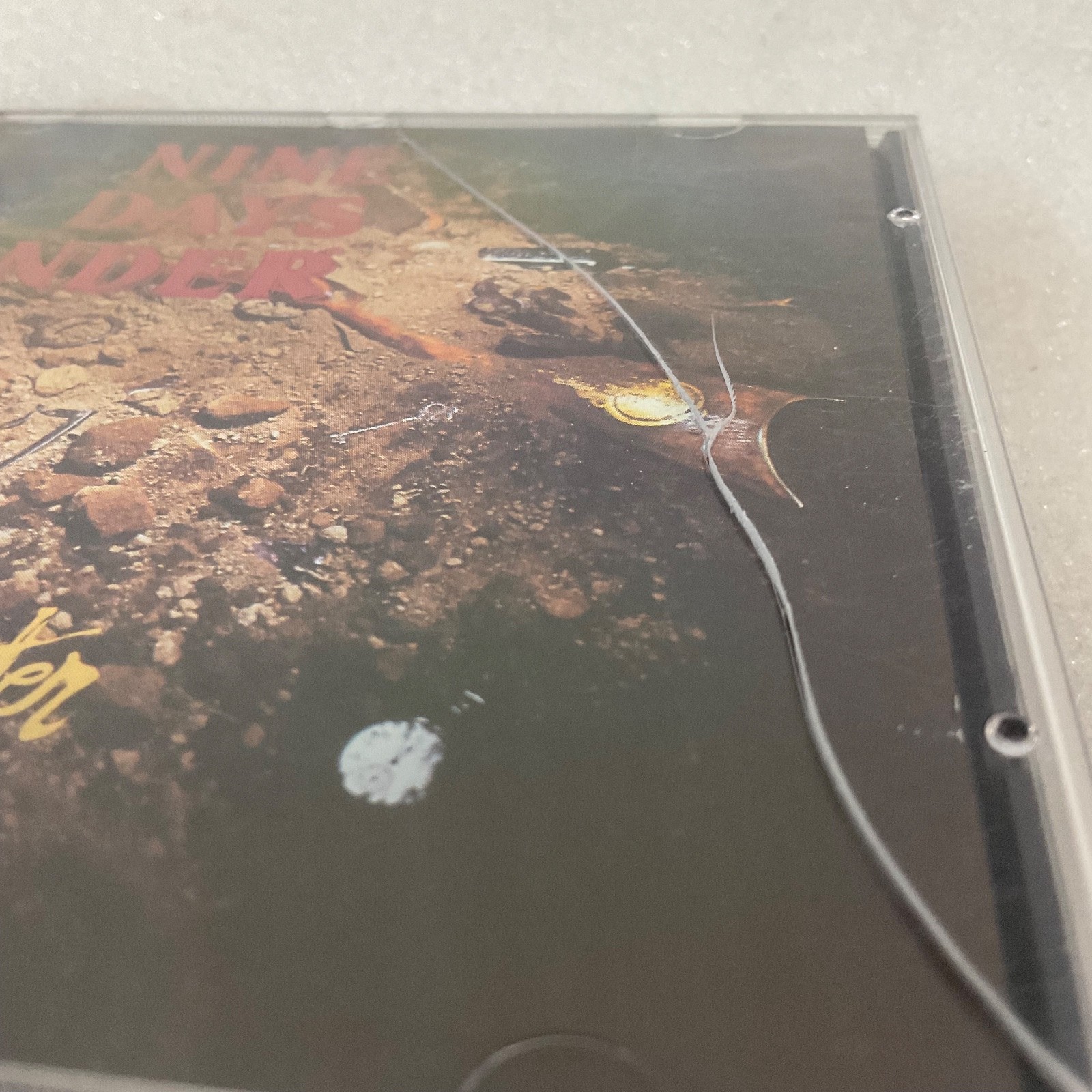 Nine Days Wonder Left of Center CD Rare Cover Art Earth Pig Records 1990 - Image 10