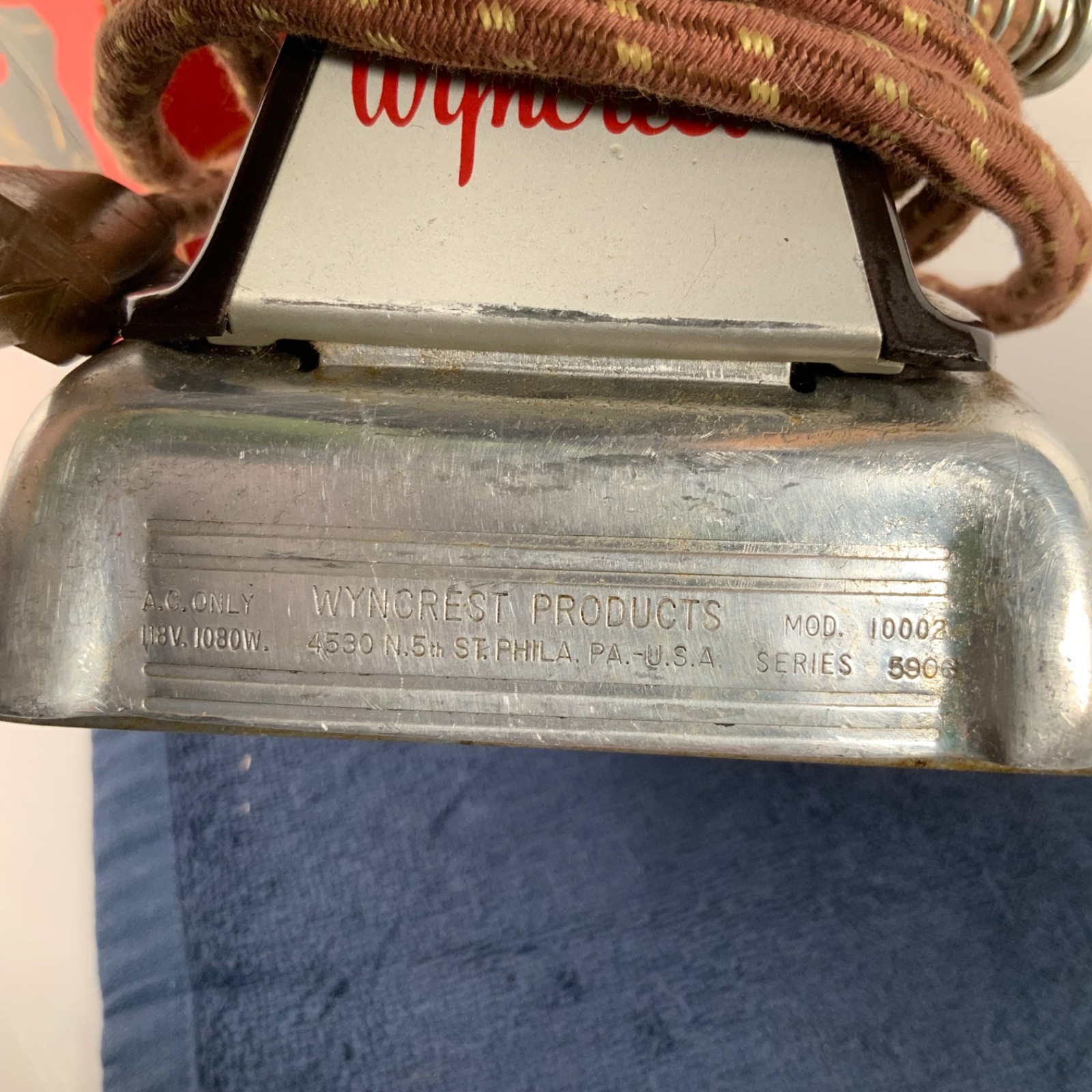 Vintage Sunbeam Steam Dry Iron Original Box Paperwork Tested Working - Image 15