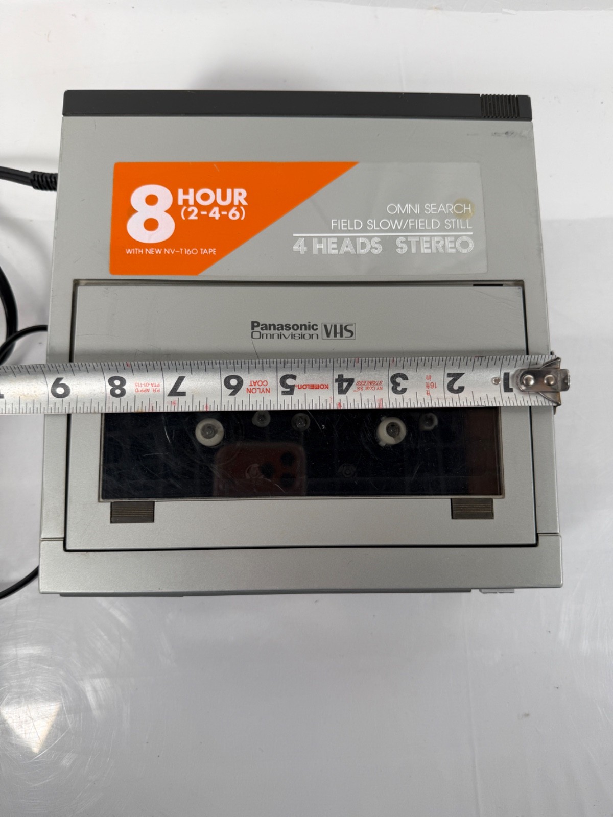 Panasonic PV-6000 Portable VHS VCR 4 Head Stereo NV-B59 Adapter Parts Repair - Image 20