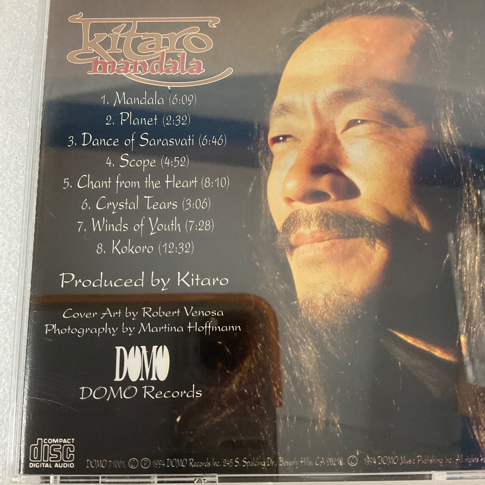 Kitaro Mandala CD 1994 Domo Records New Age Album - Image 16