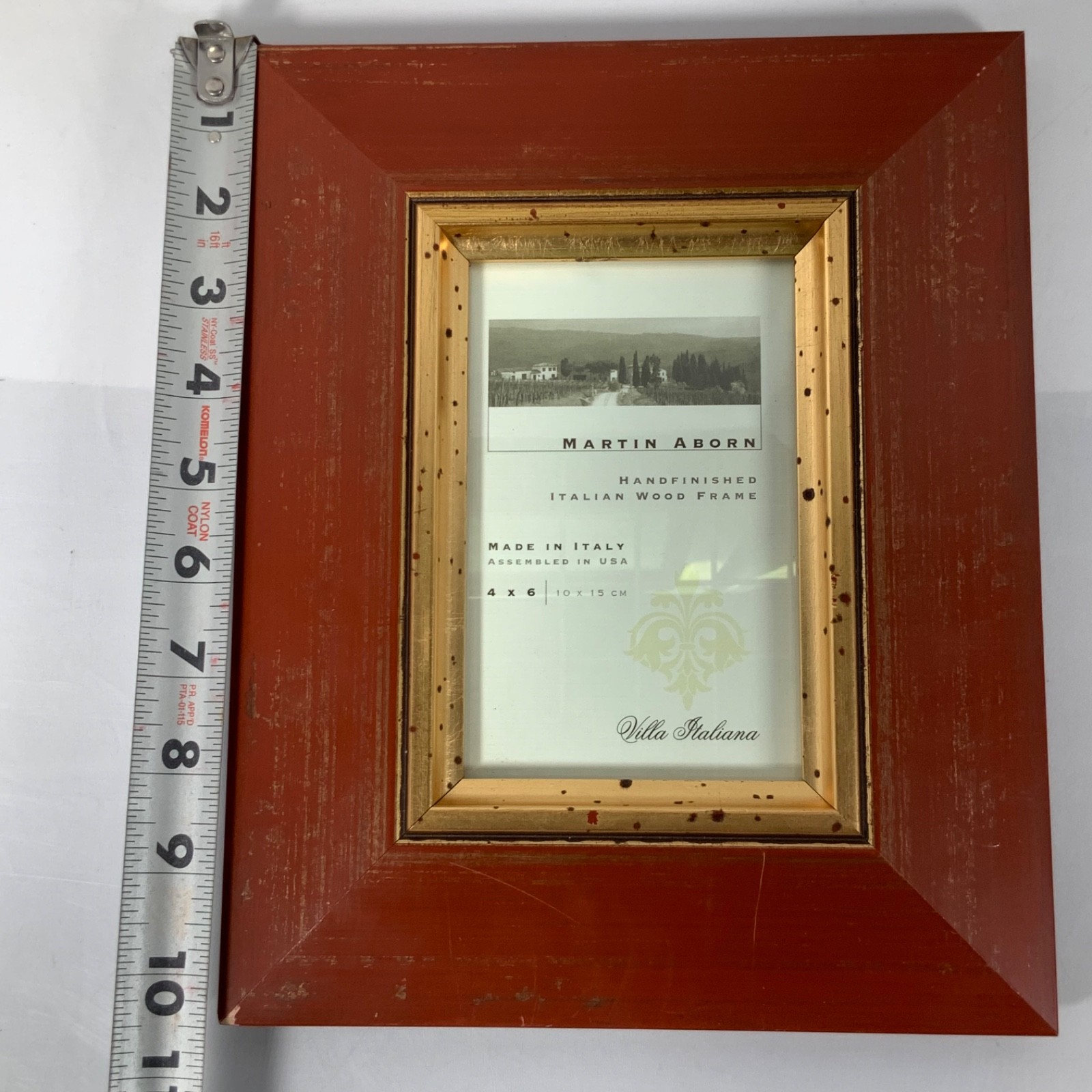 Martin Aborn Villa Italiana 4x6 Italian Wood Picture Frame Style 63946 - Image 7
