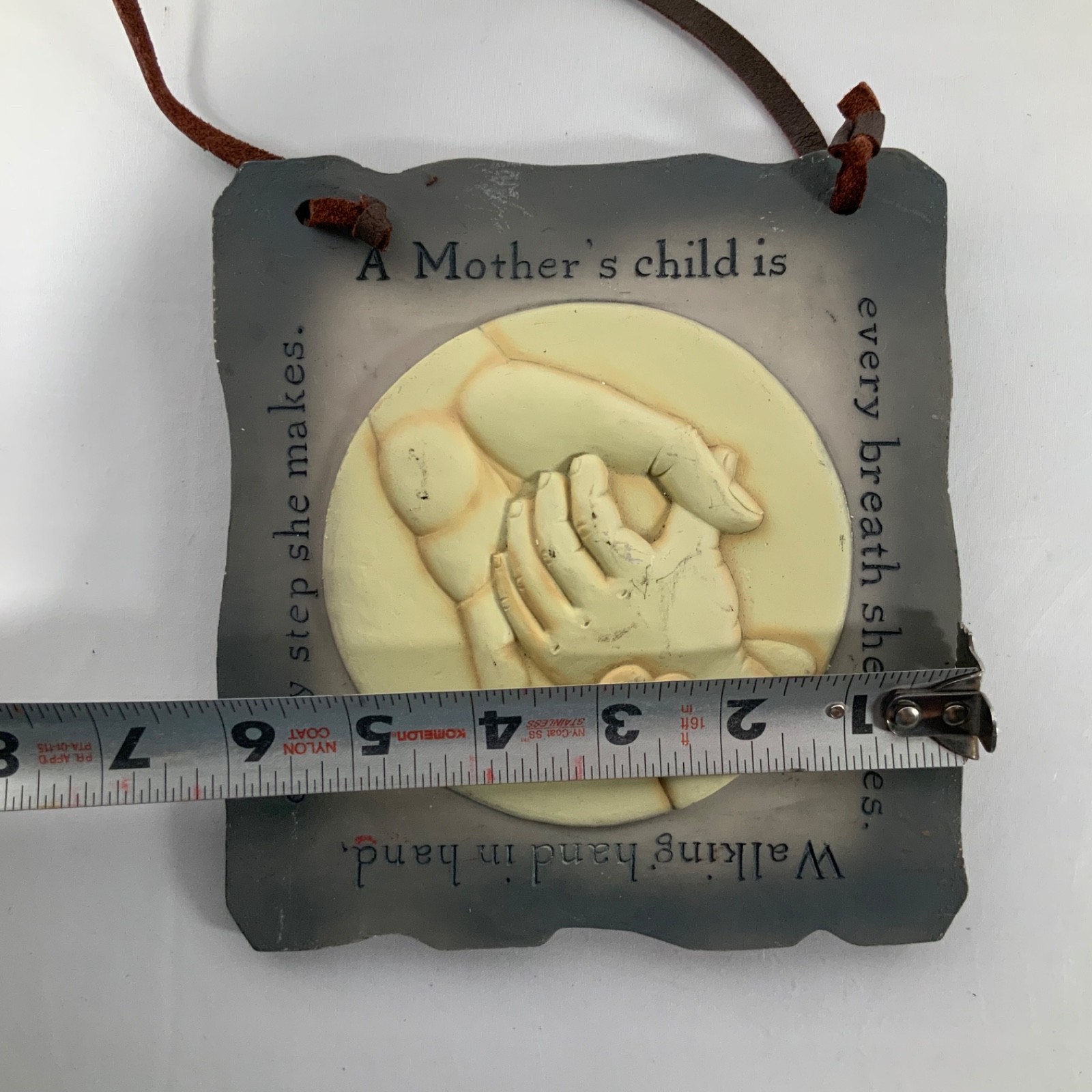 Mother Child Hands Sentimental Quote Wall Plaque Hanging Decor 6.5 in - Image 13