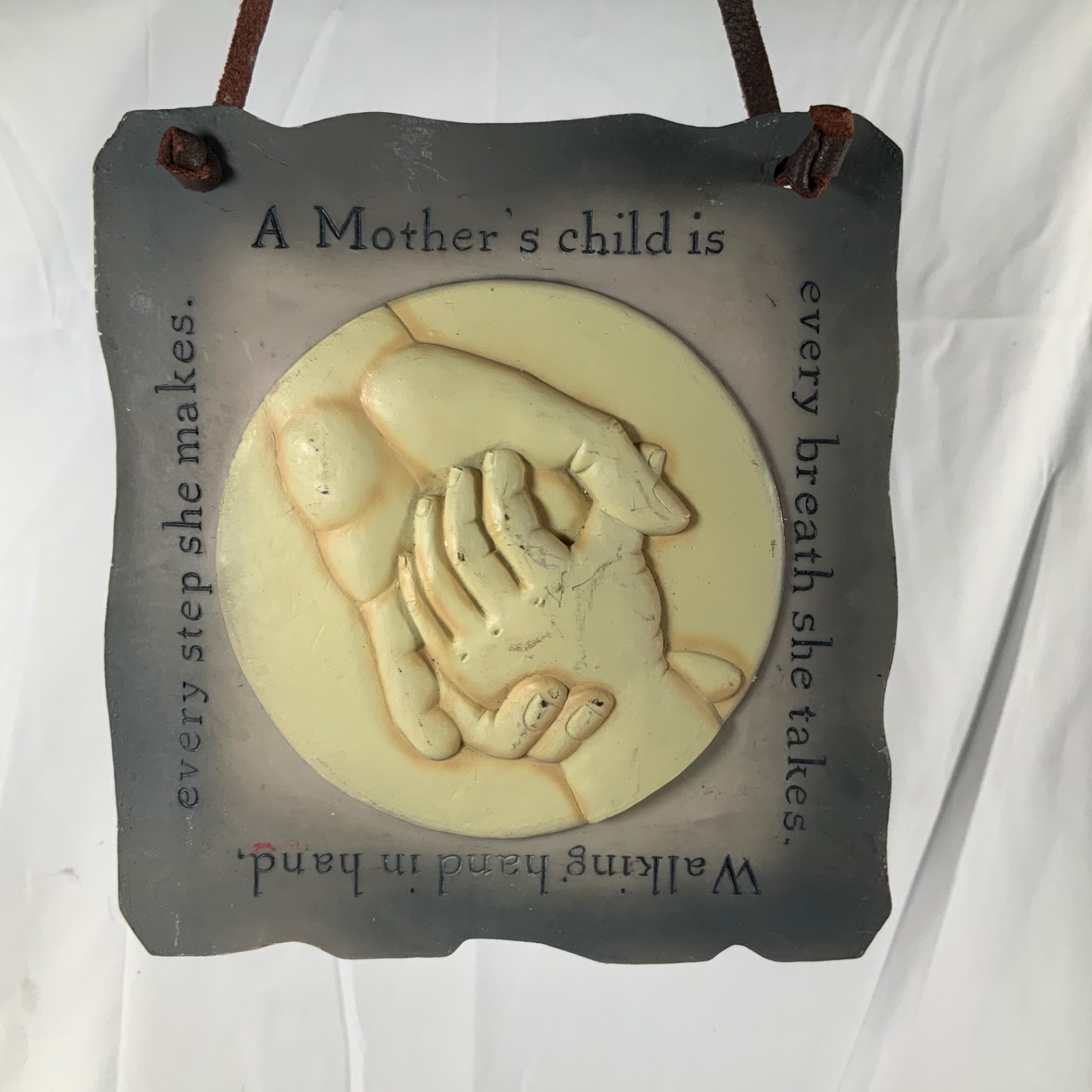 Mother Child Hands Sentimental Quote Wall Plaque Hanging Decor 6.5 in - Image 16