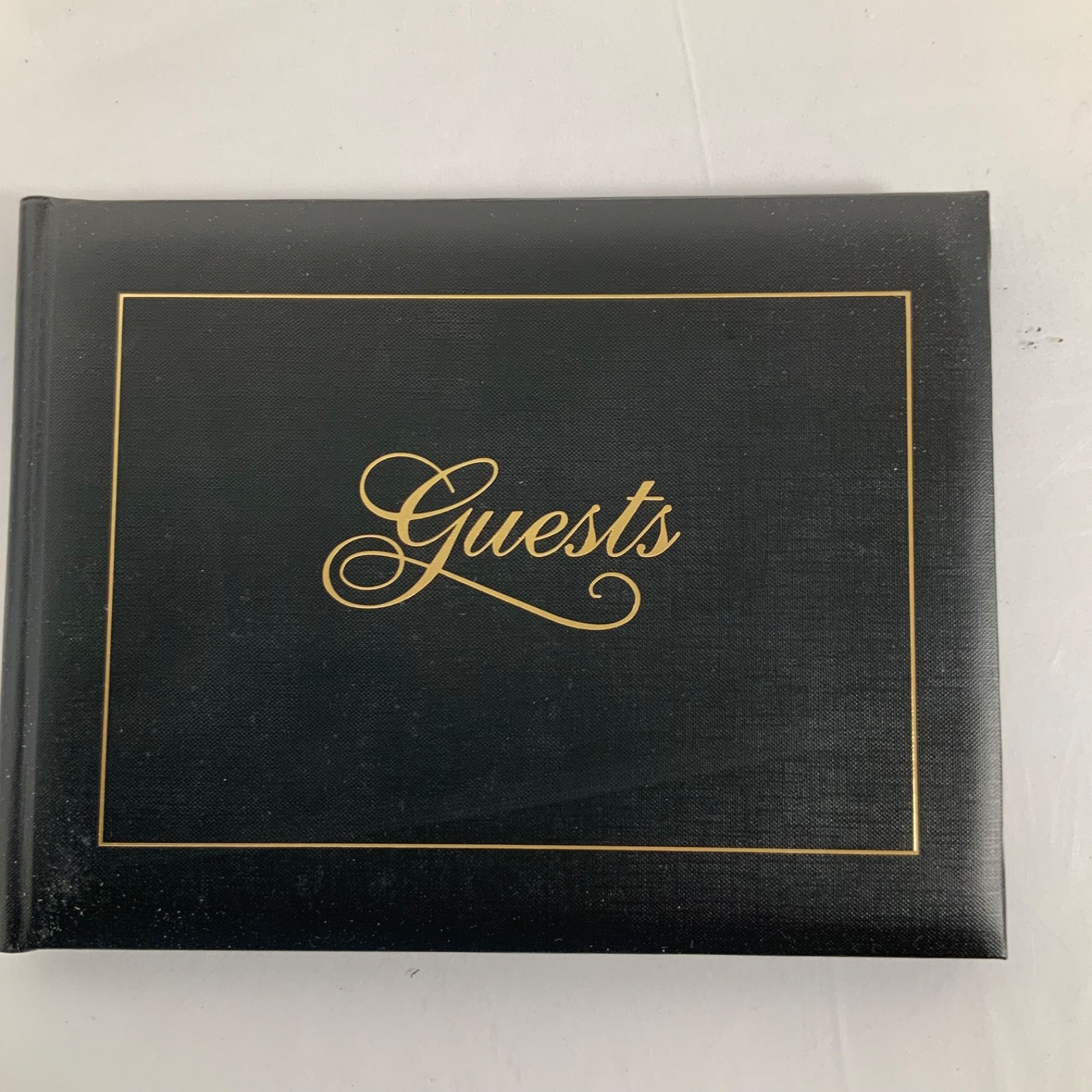 Amscan Black & Gold Guest Book 500+ Entries No. 44730 Wedding Event - Image 2