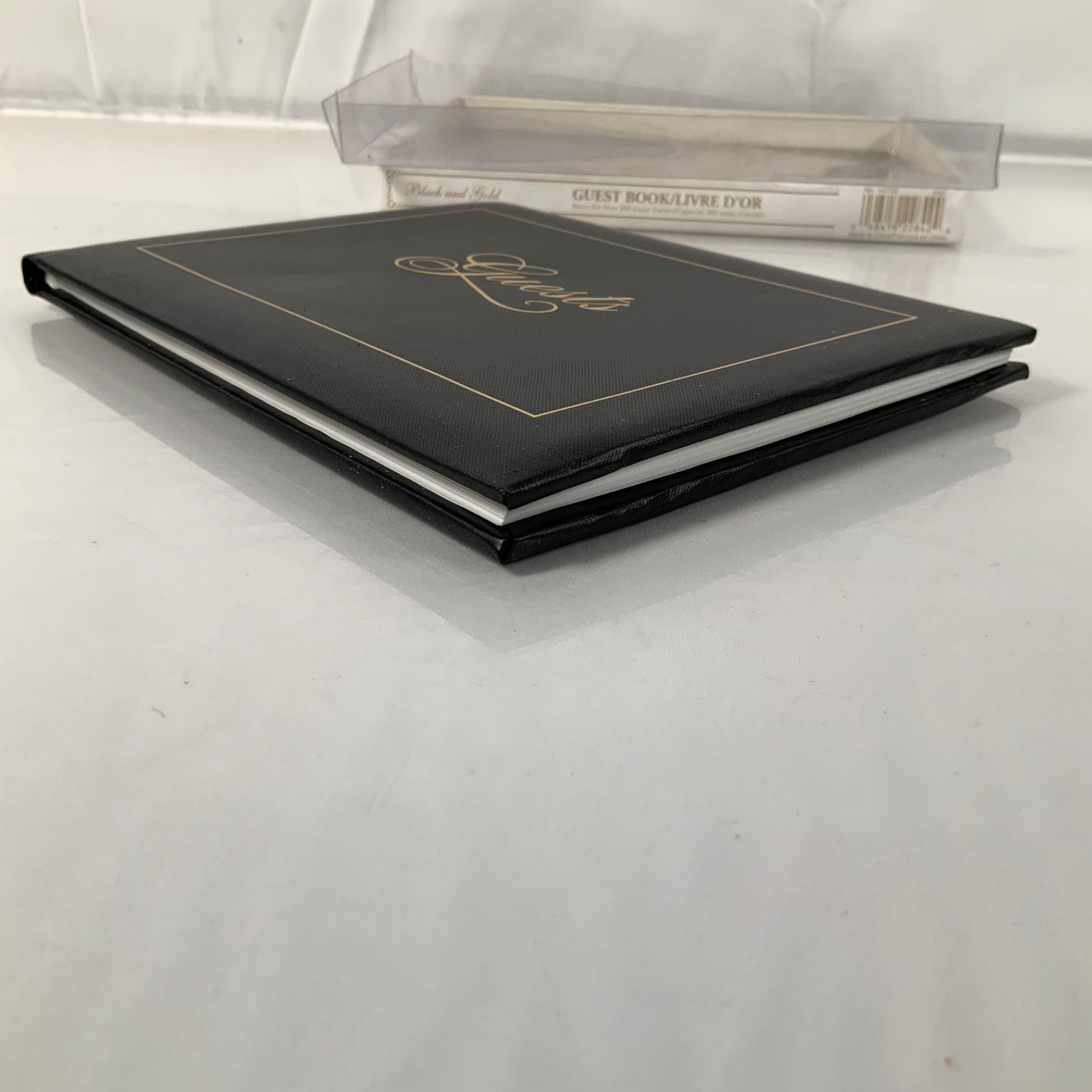 Amscan Black & Gold Guest Book 500+ Entries No. 44730 Wedding Event - Image 5