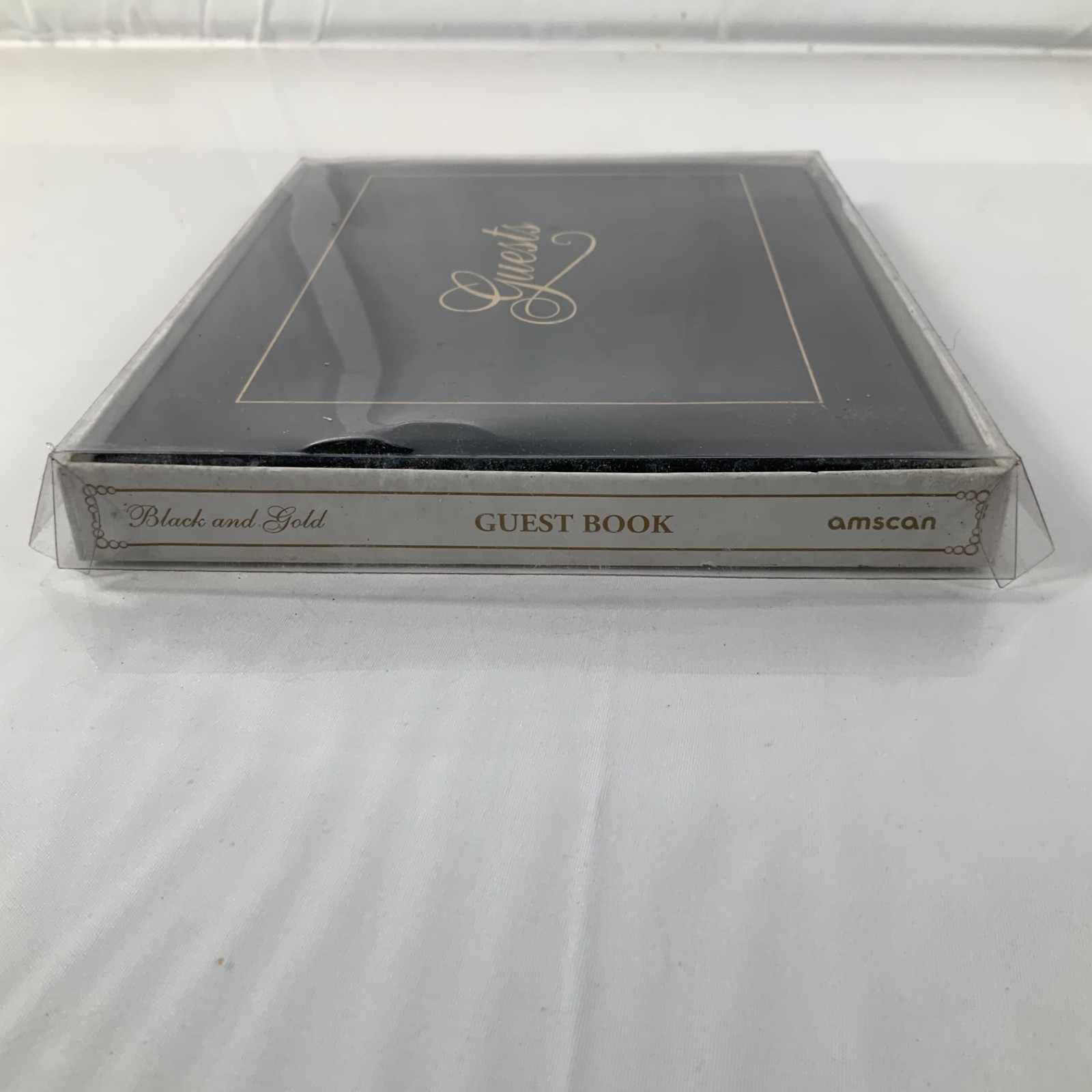 Amscan Black & Gold Guest Book 500+ Entries No. 44730 Wedding Event - Image 12
