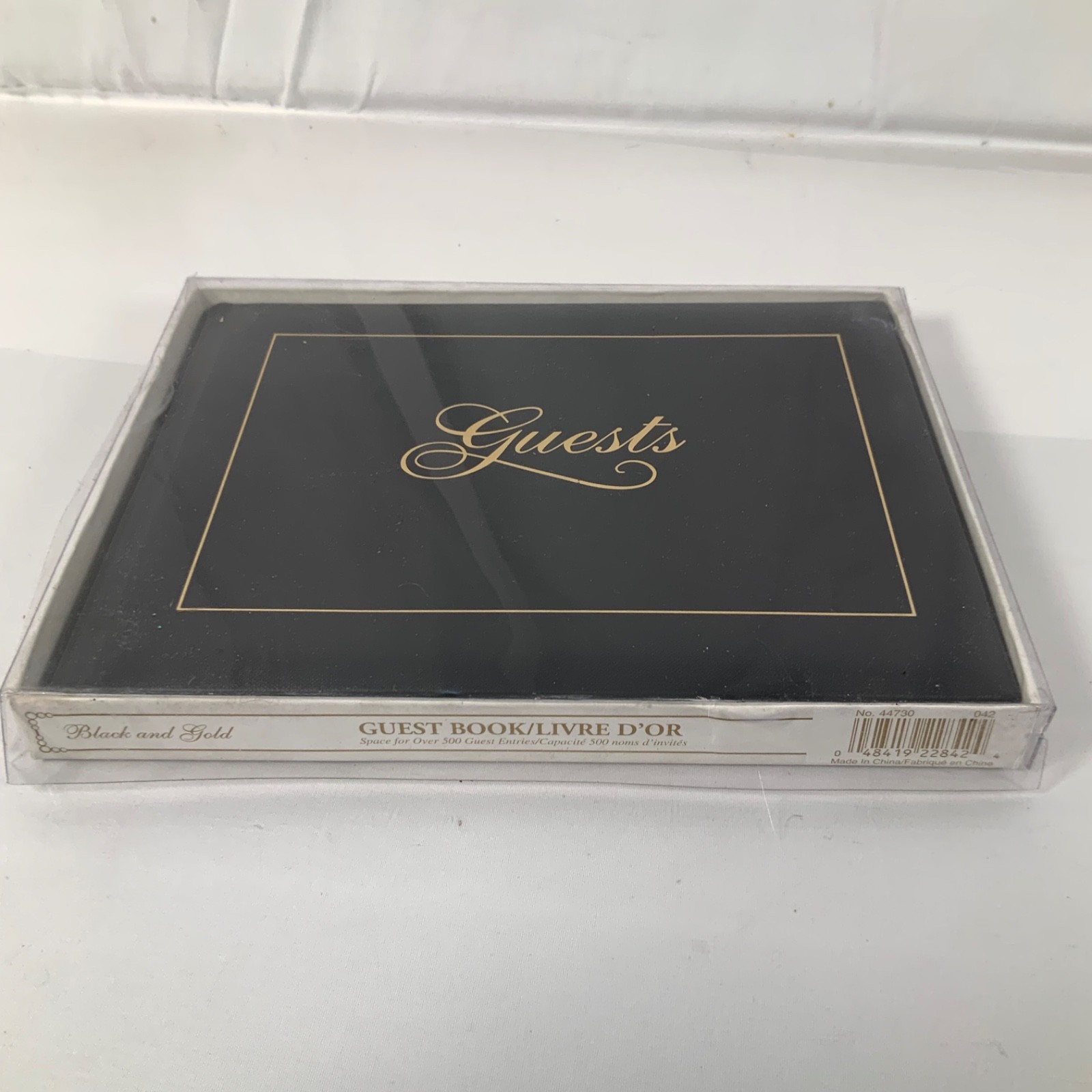 Amscan Black & Gold Guest Book 500+ Entries No. 44730 Wedding Event - Image 9