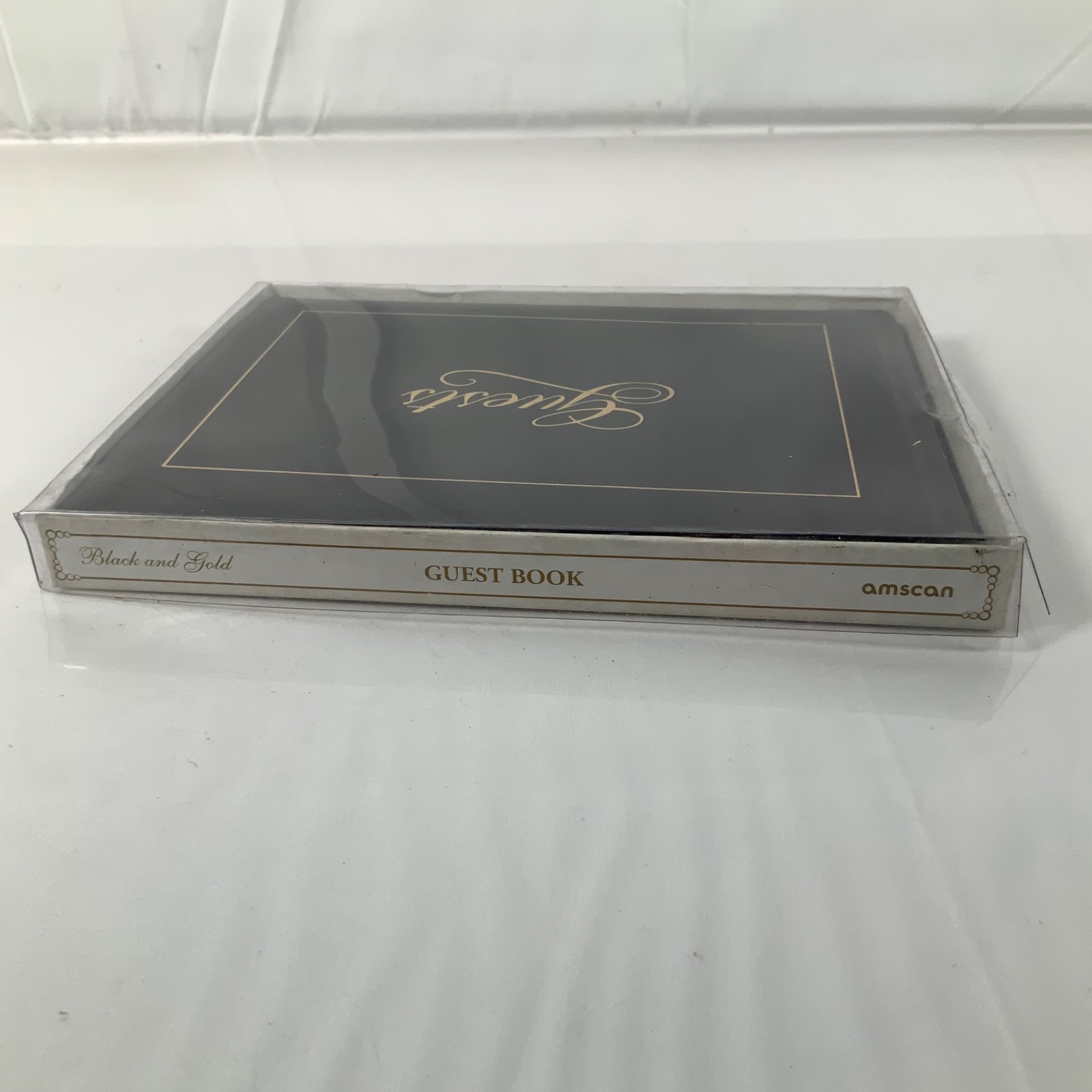 Amscan Black & Gold Guest Book 500+ Entries No. 44730 Wedding Event - Image 13