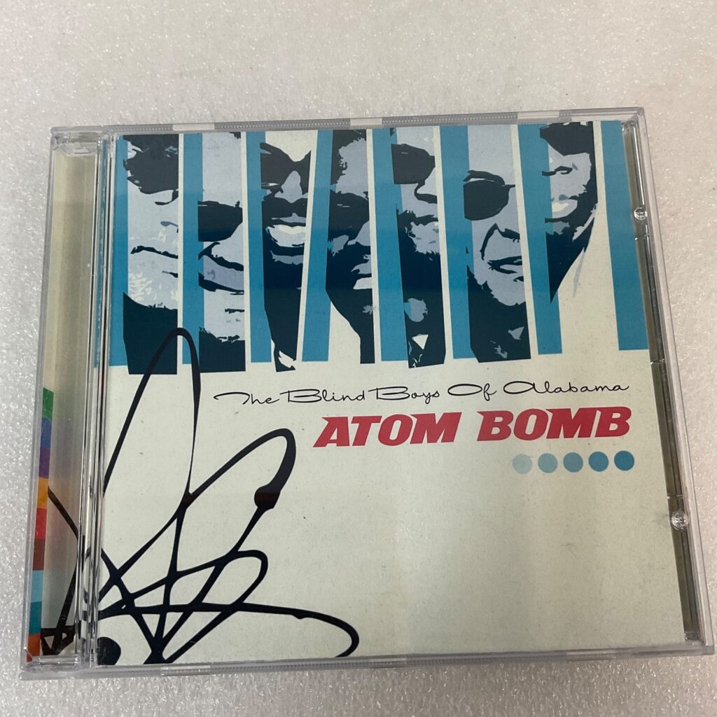 The Blind Boys of Alabama Atom Bomb CD Signed Gospel Real World Records - Image 1