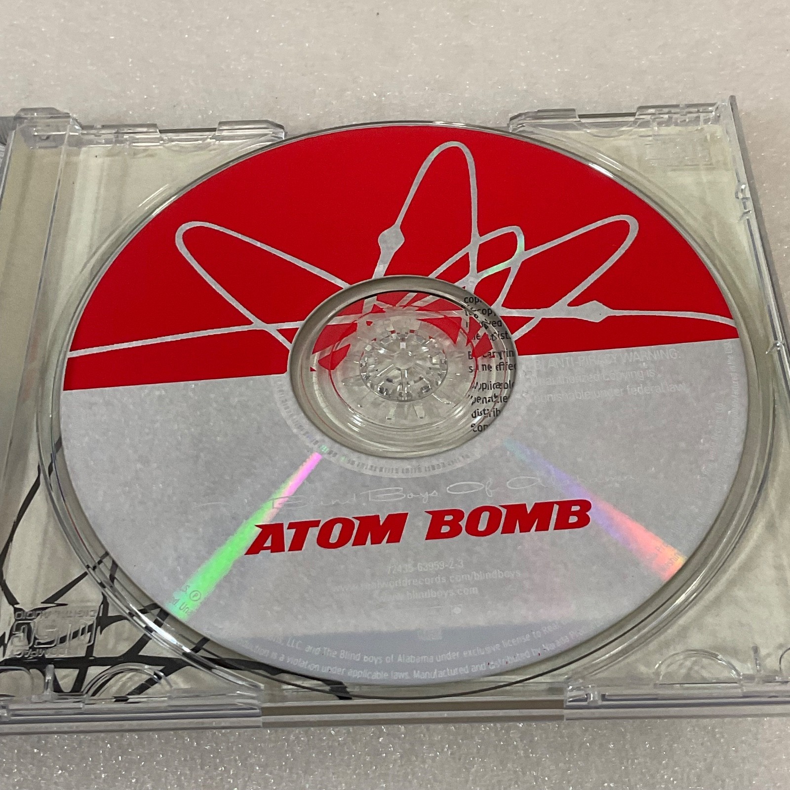 The Blind Boys of Alabama Atom Bomb CD Signed Gospel Real World Records - Image 13