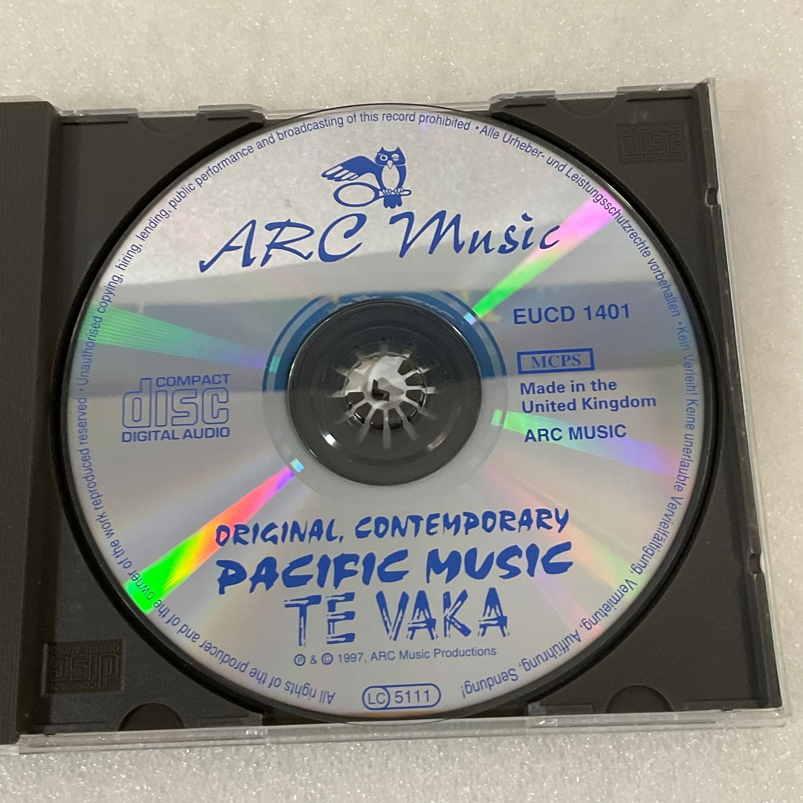 Te Vaka The Canoe Original Contemporary Pacific Music CD 1997 ARC EUCD 1401 - Image 13