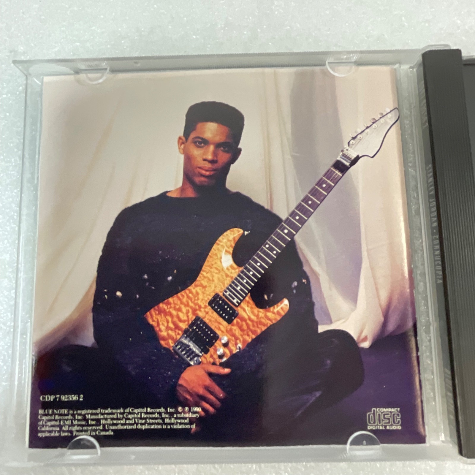 Stanley Jordan Cornucopia CD 1990 Blue Note Jazz Fusion Guitar - Image 13