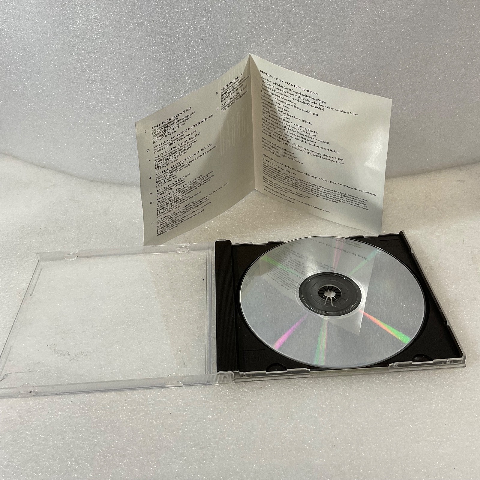 Stanley Jordan Cornucopia CD 1990 Blue Note Jazz Fusion Guitar - Image 16
