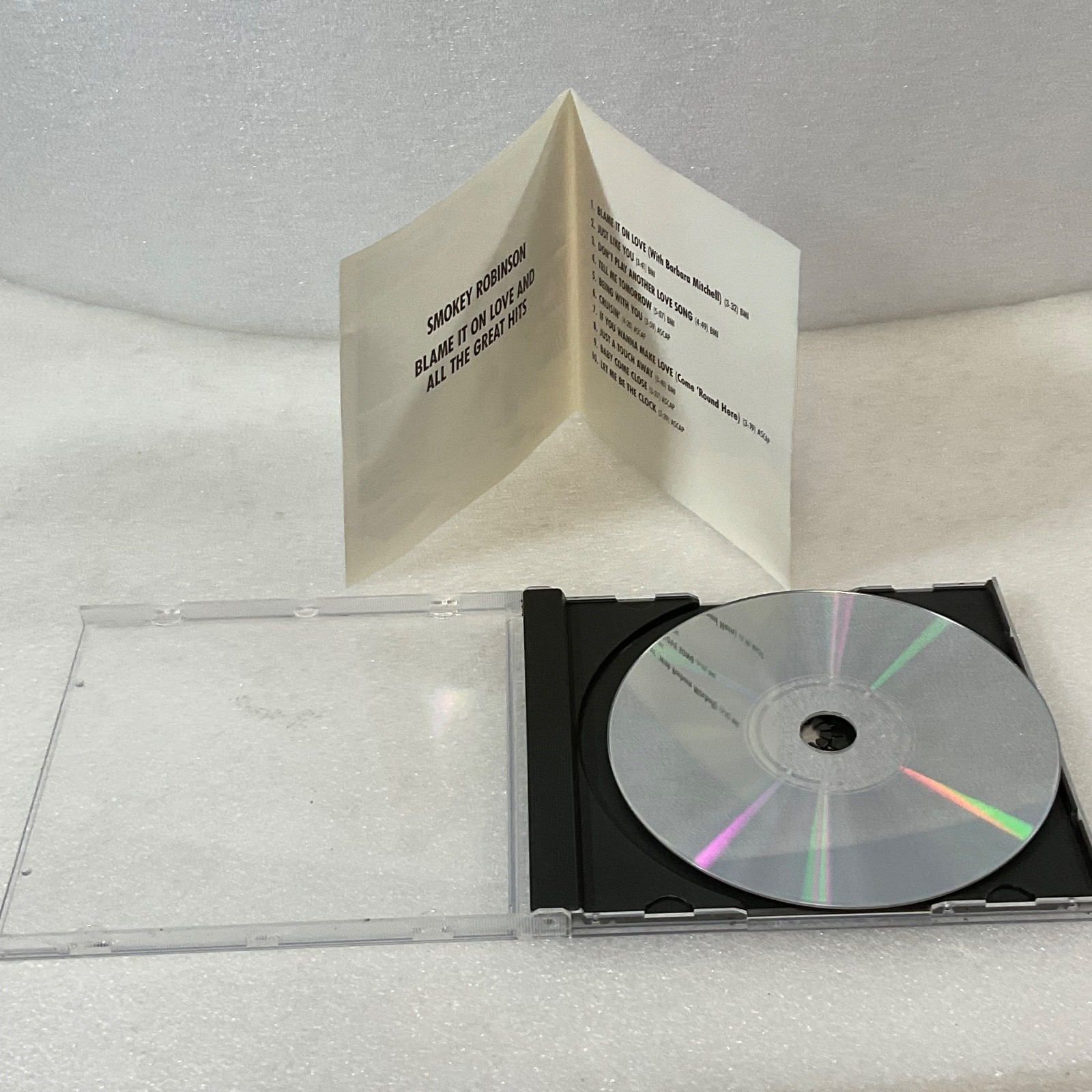 Smokey Robinson Blame It On Love And All The Great Hits CD Motown AAD - Image 14