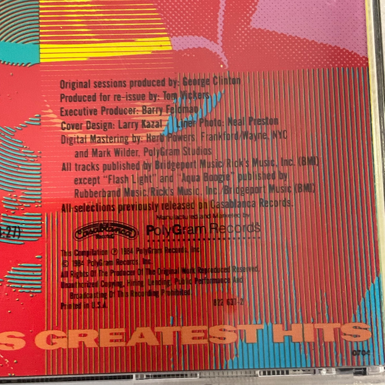 Parliament P-Funk Parliament’s Greatest Hits Uncut Funk CD PolyGram - Image 11