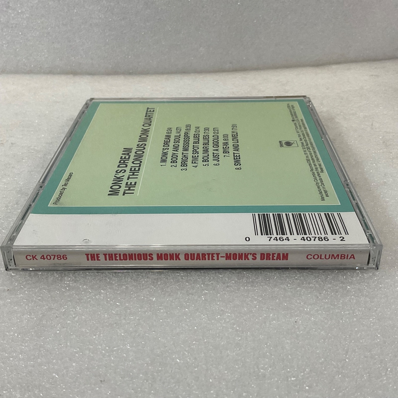 Thelonious Monk Quartet Monk’s Dream CD Columbia Jazz Remastered - Image 5