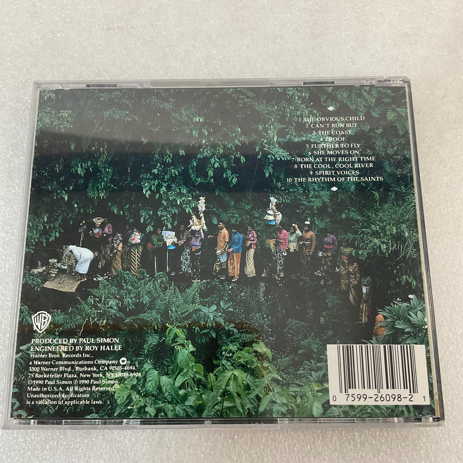 Paul Simon The Rhythm of the Saints CD Warner Bros 1990 World Pop Rock - Image 2