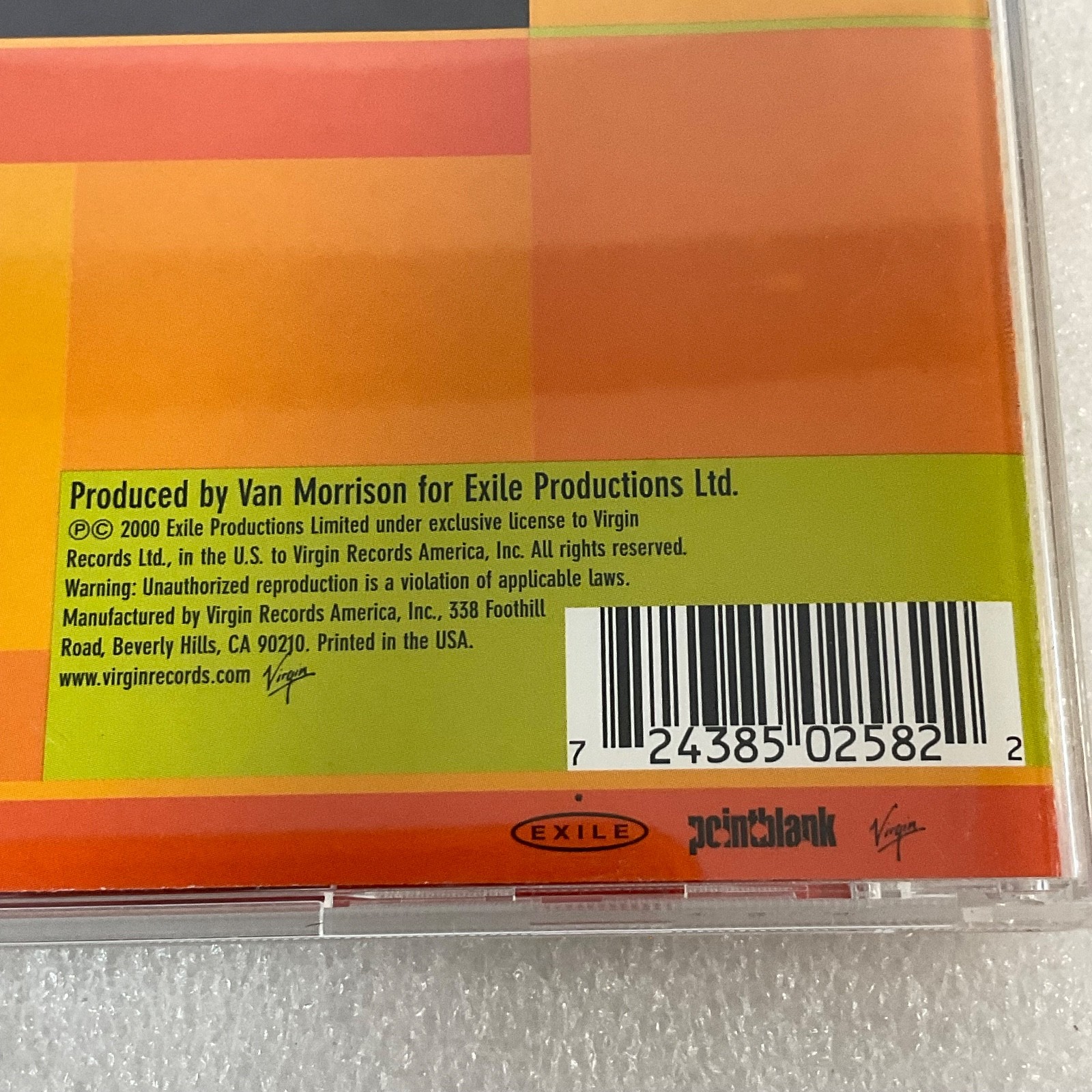 Van Morrison & Linda Gail Lewis You Win Again CD 2000 Exile Virgin - Image 9