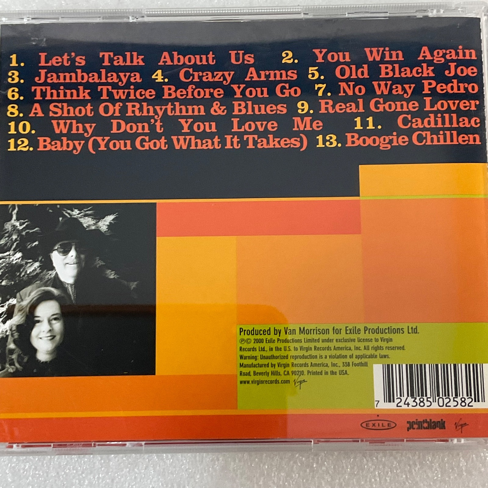 Van Morrison & Linda Gail Lewis You Win Again CD 2000 Exile Virgin - Image 10