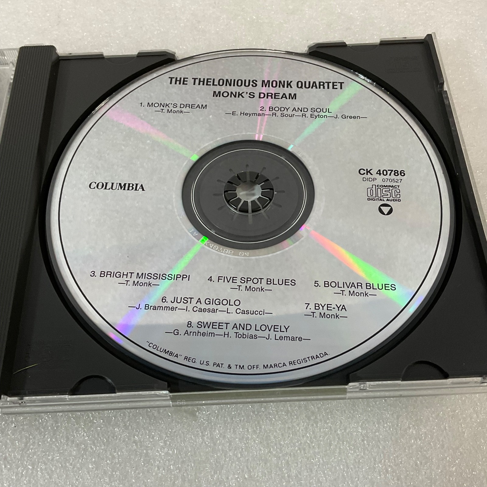 Thelonious Monk Quartet Monk’s Dream CD Columbia Jazz Remastered - Image 12