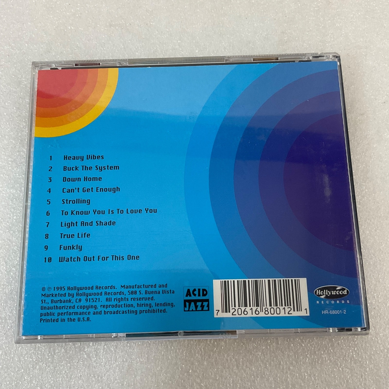 Vibraphonic 2 Acid Jazz CD 1995 Hollywood Records Compilation - Image 2