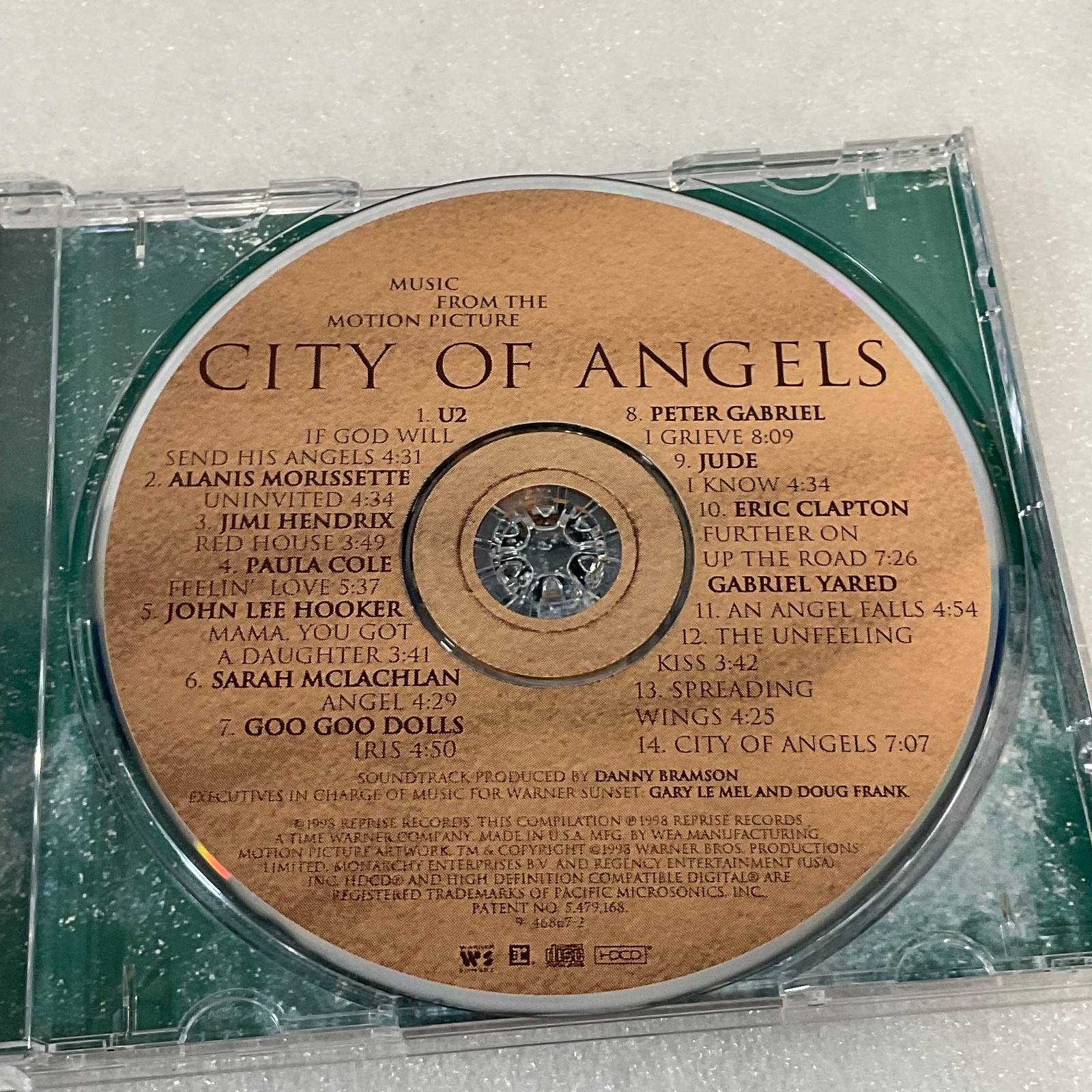 City of Angels Soundtrack CD 1998 Warner Sunset Reprise Movie Music - Image 11